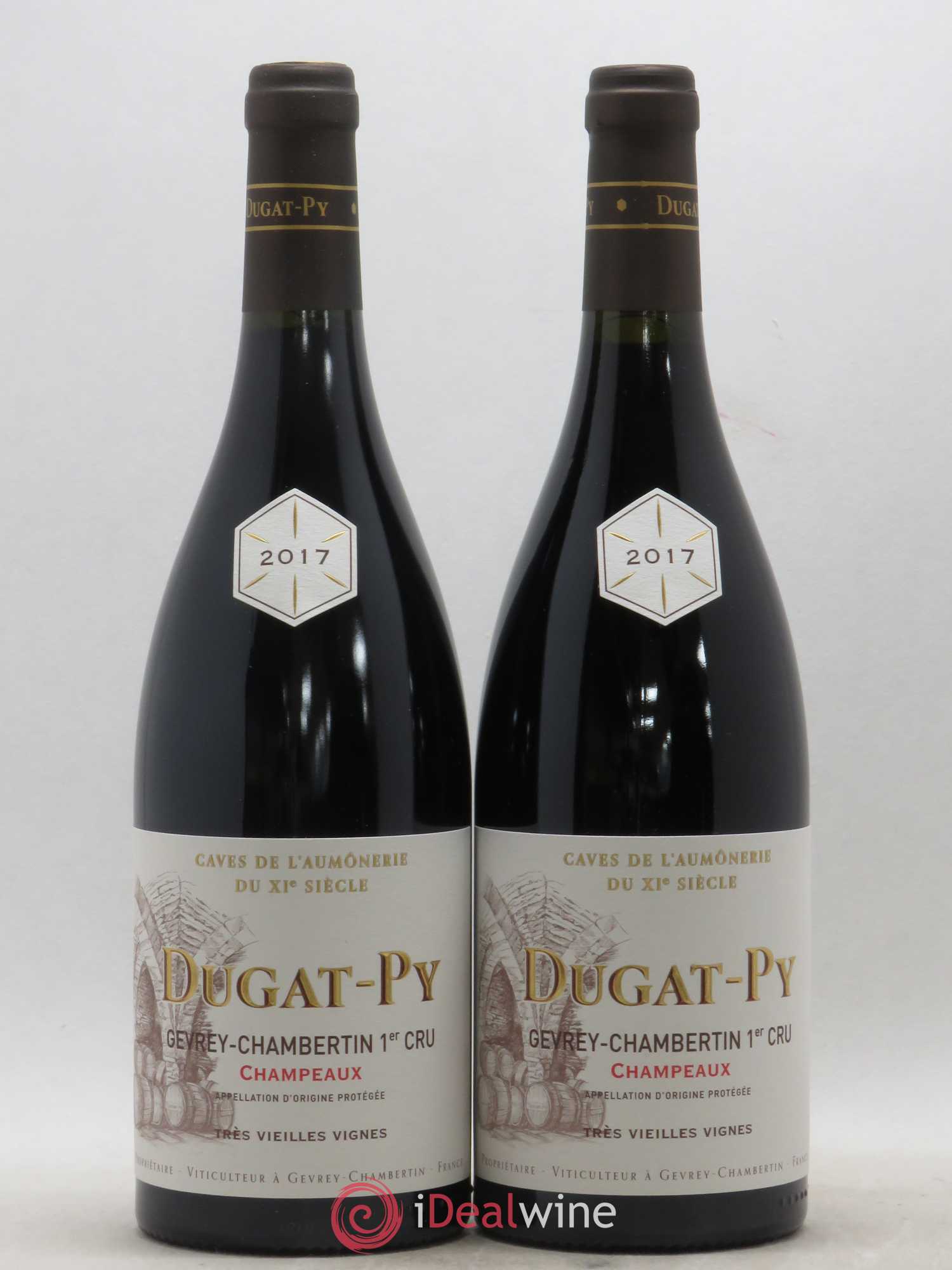 Gevrey-Chambertin 1er Cru Champeaux Dugat-Py 2017 - Lot de 2 bouteilles - 0