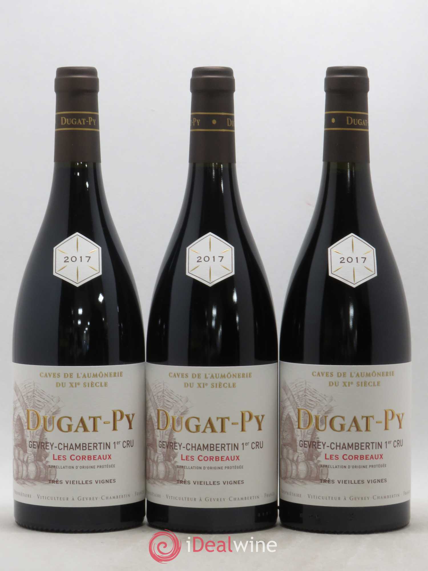 Gevrey-Chambertin 1er Cru Les Corbeaux Dugat-Py 2017 - Lot de 3 bouteilles - 0