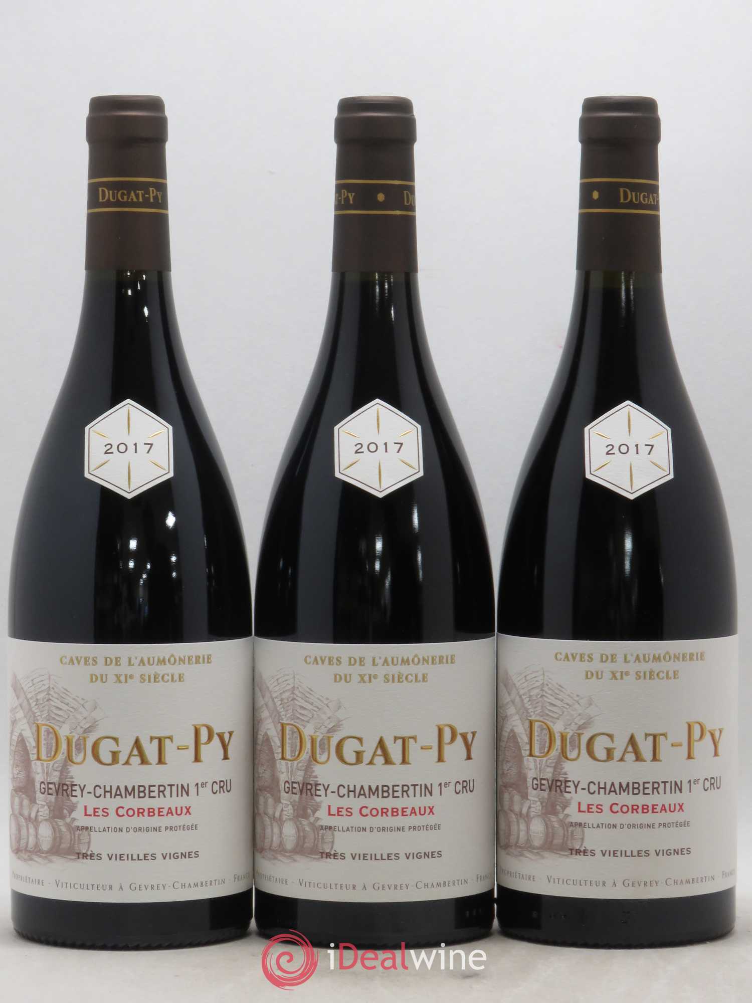 Gevrey-Chambertin 1er Cru Les Corbeaux Dugat-Py 2017 - Lot de 3 bouteilles - 0