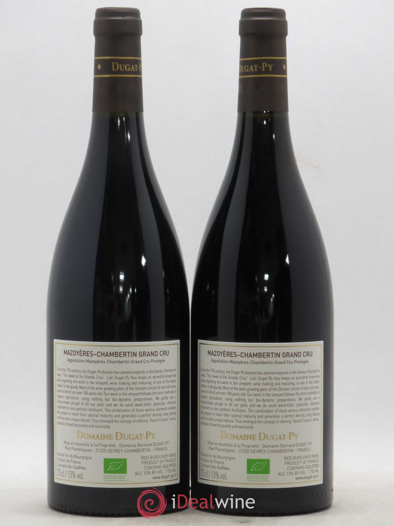 Mazoyères-Chambertin Grand Cru Dugat-Py 2017 - Lot de 2 bouteilles - 1