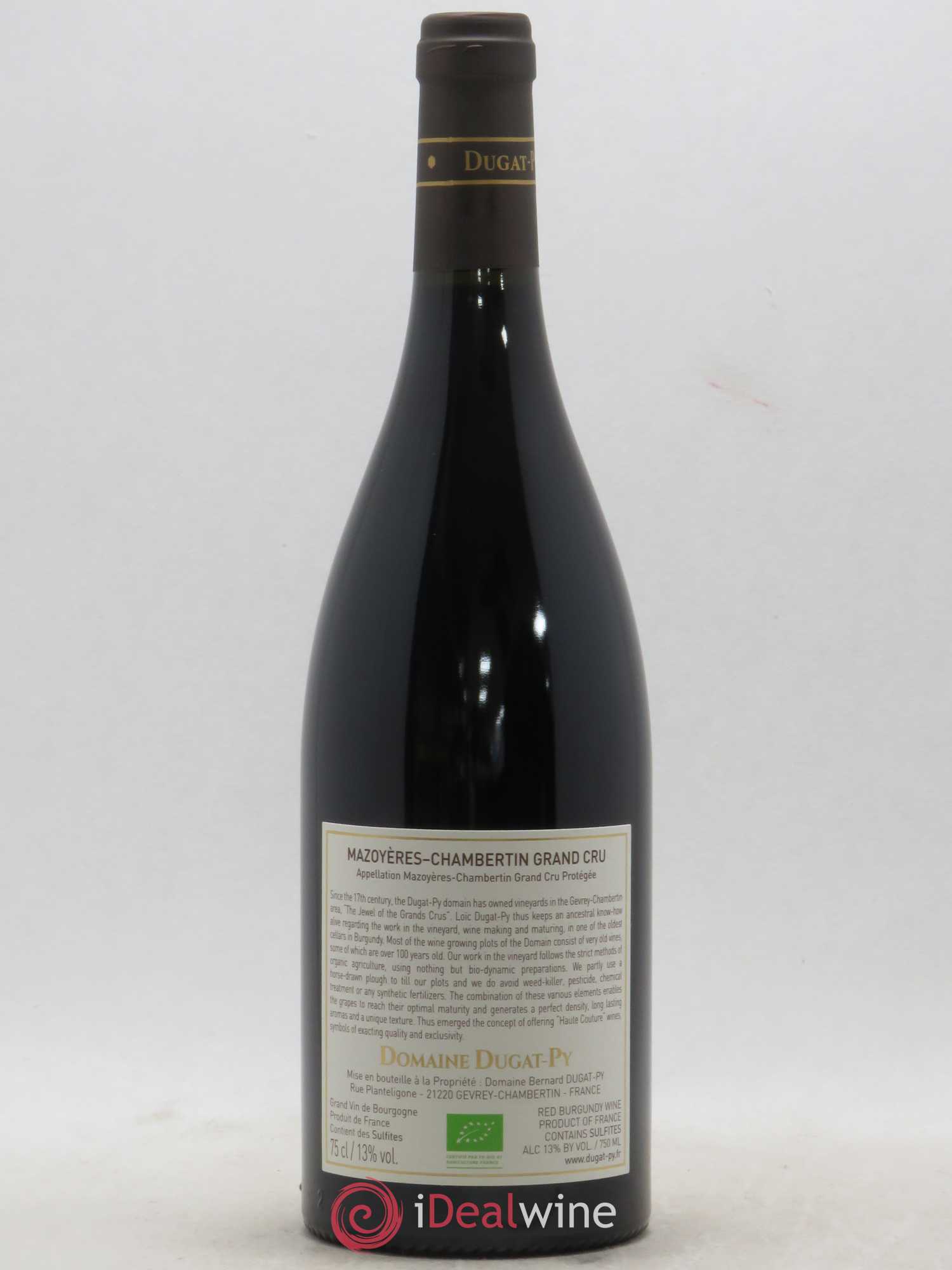 Mazoyères-Chambertin Grand Cru Dugat-Py 2017 - Lot de 1 bouteille - 1