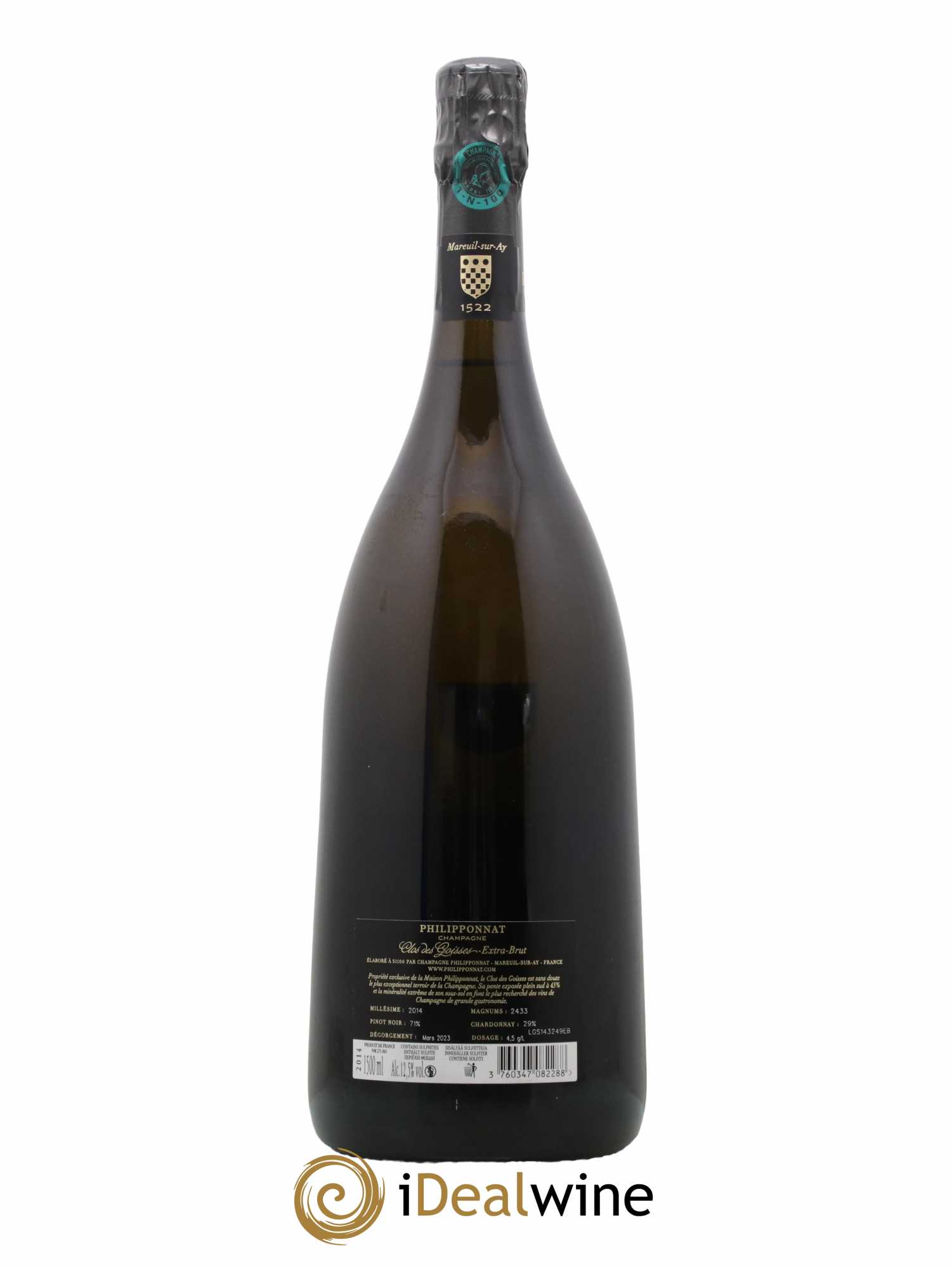 Clos des Goisses Philipponnat 2014 - Lot de 1 magnum - 1