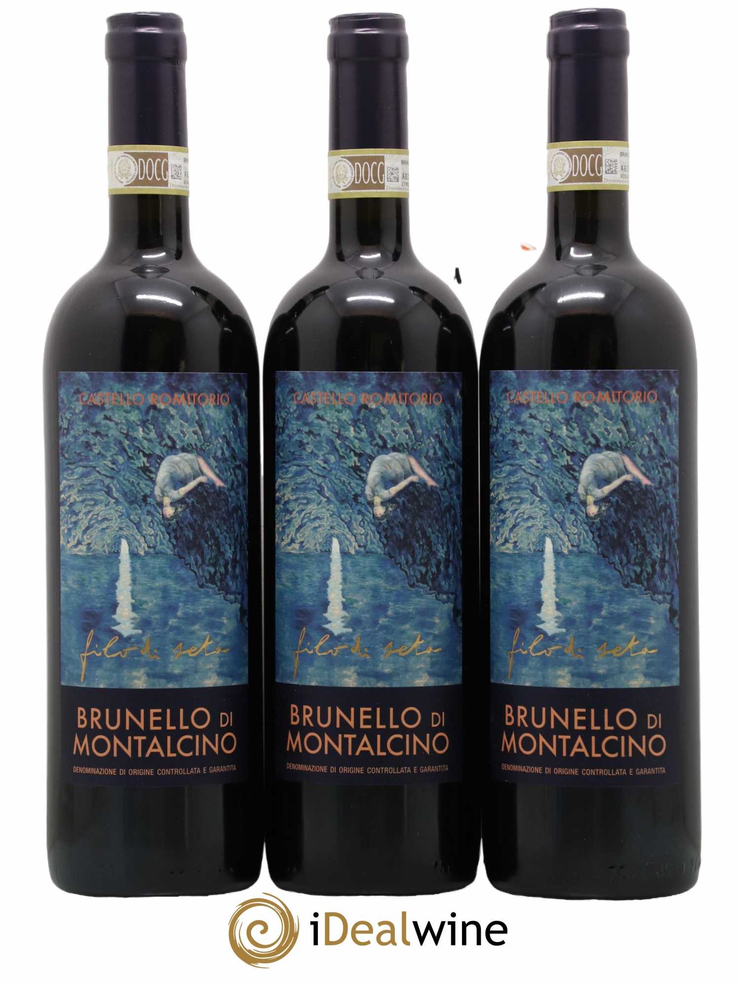 Brunello di Montalcino DOCG Filo di Seta Castello Romitorio 2017 - Lotto di 6 bottiglie - 3