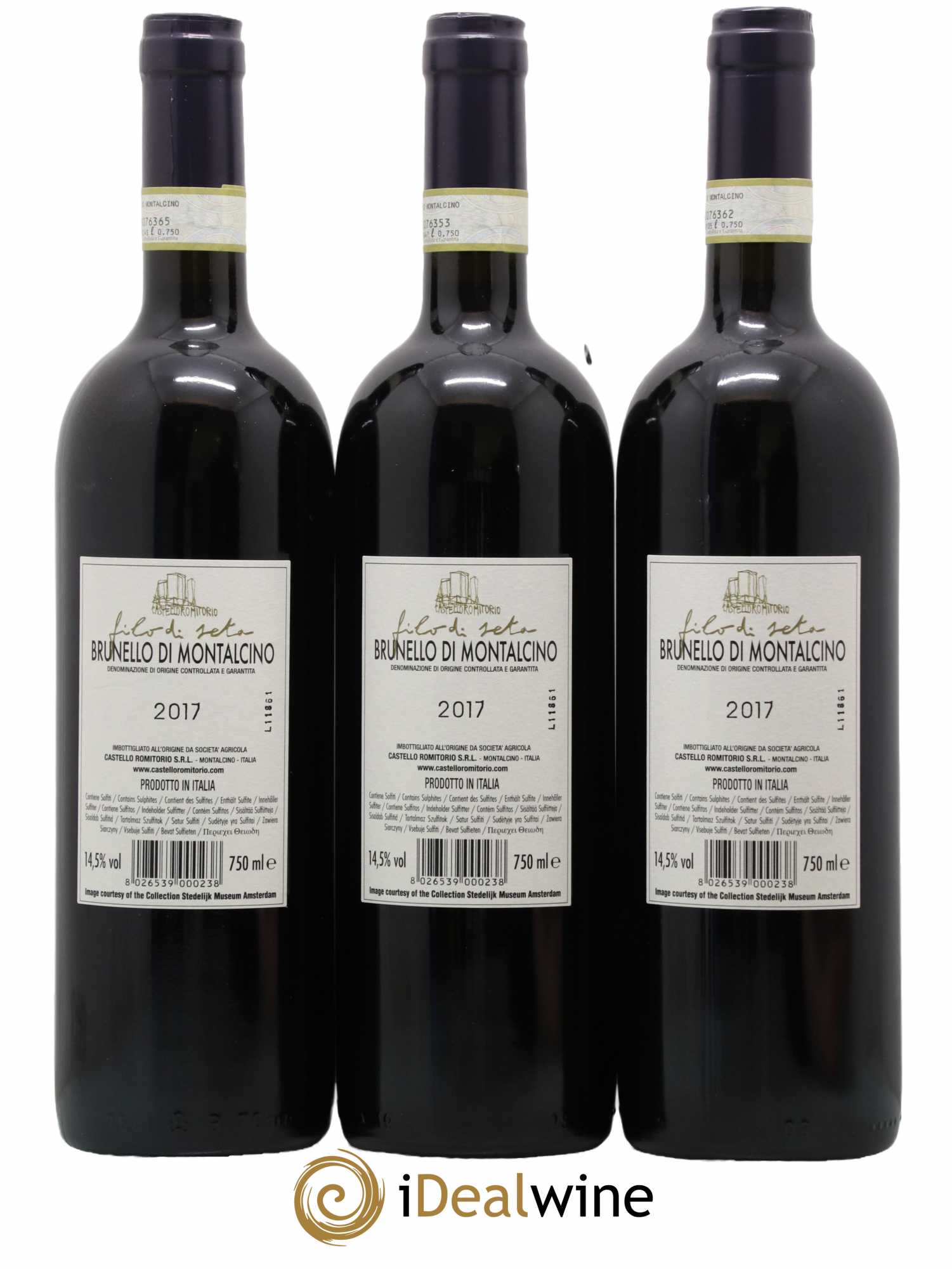 Brunello di Montalcino DOCG Filo di Seta Castello Romitorio 2017 - Lotto di 6 bottiglie - 4