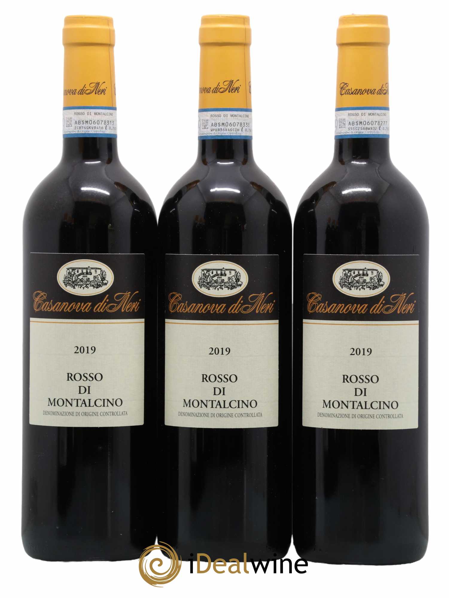 Rosso di Montalcino DOC Casanova di Neri 2019 - Lot de 6 bouteilles - 1