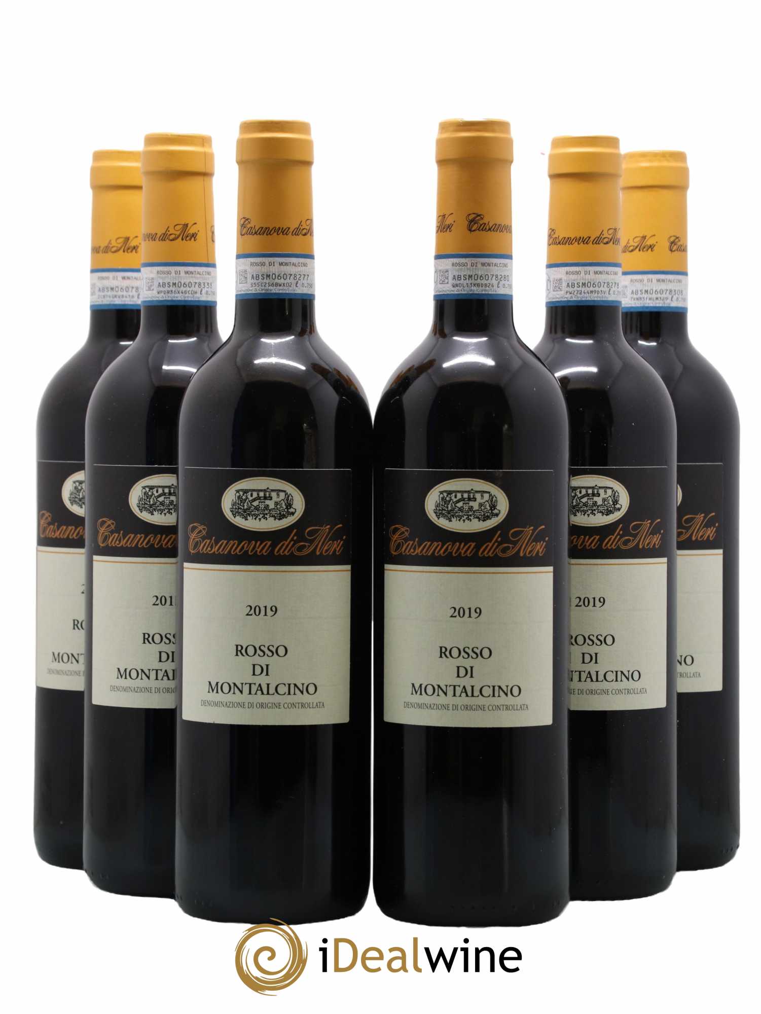 Rosso di Montalcino DOC Casanova di Neri 2019 - Lot de 6 bouteilles - 0