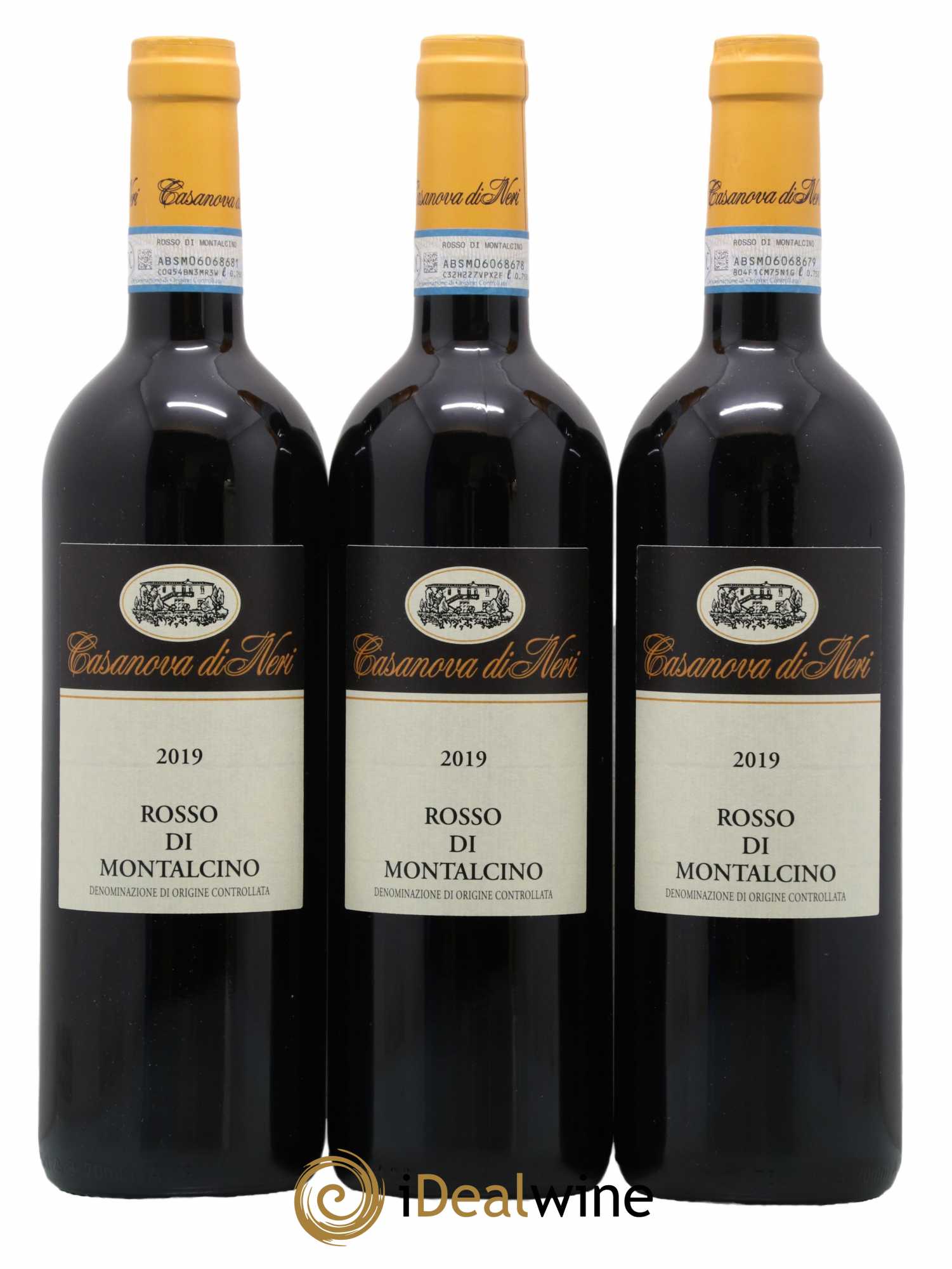 Rosso di Montalcino DOC Casanova di Neri 2019 - Lot de 3 bouteilles - 0