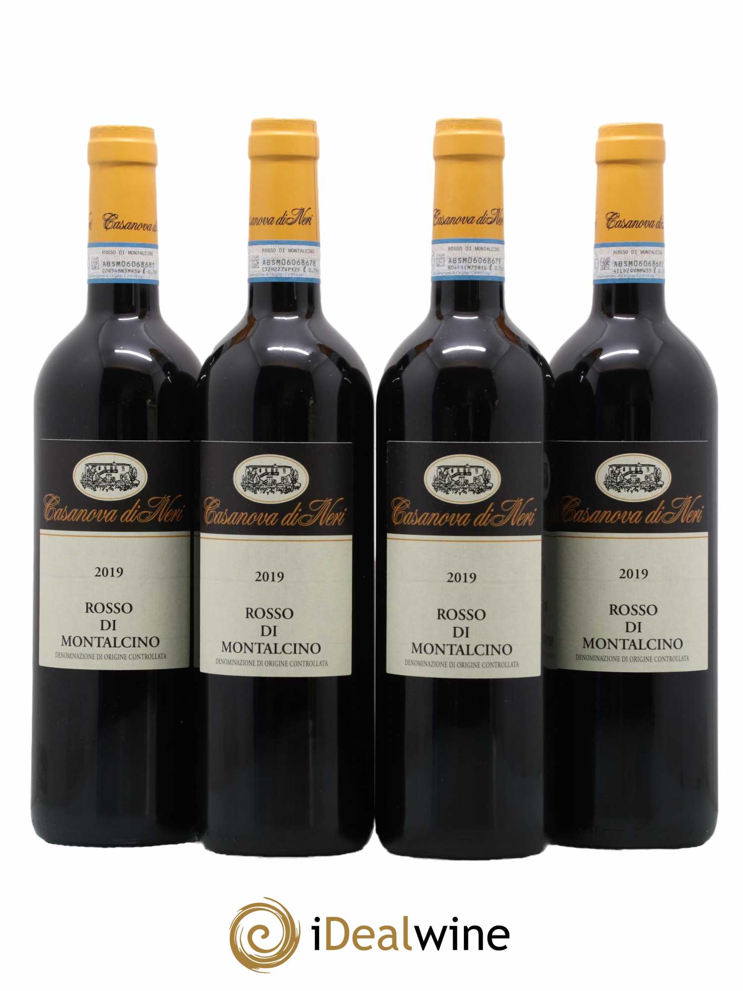 Rosso di Montalcino DOC Casanova di Neri 2019 - Lot de 4 bouteilles - 0