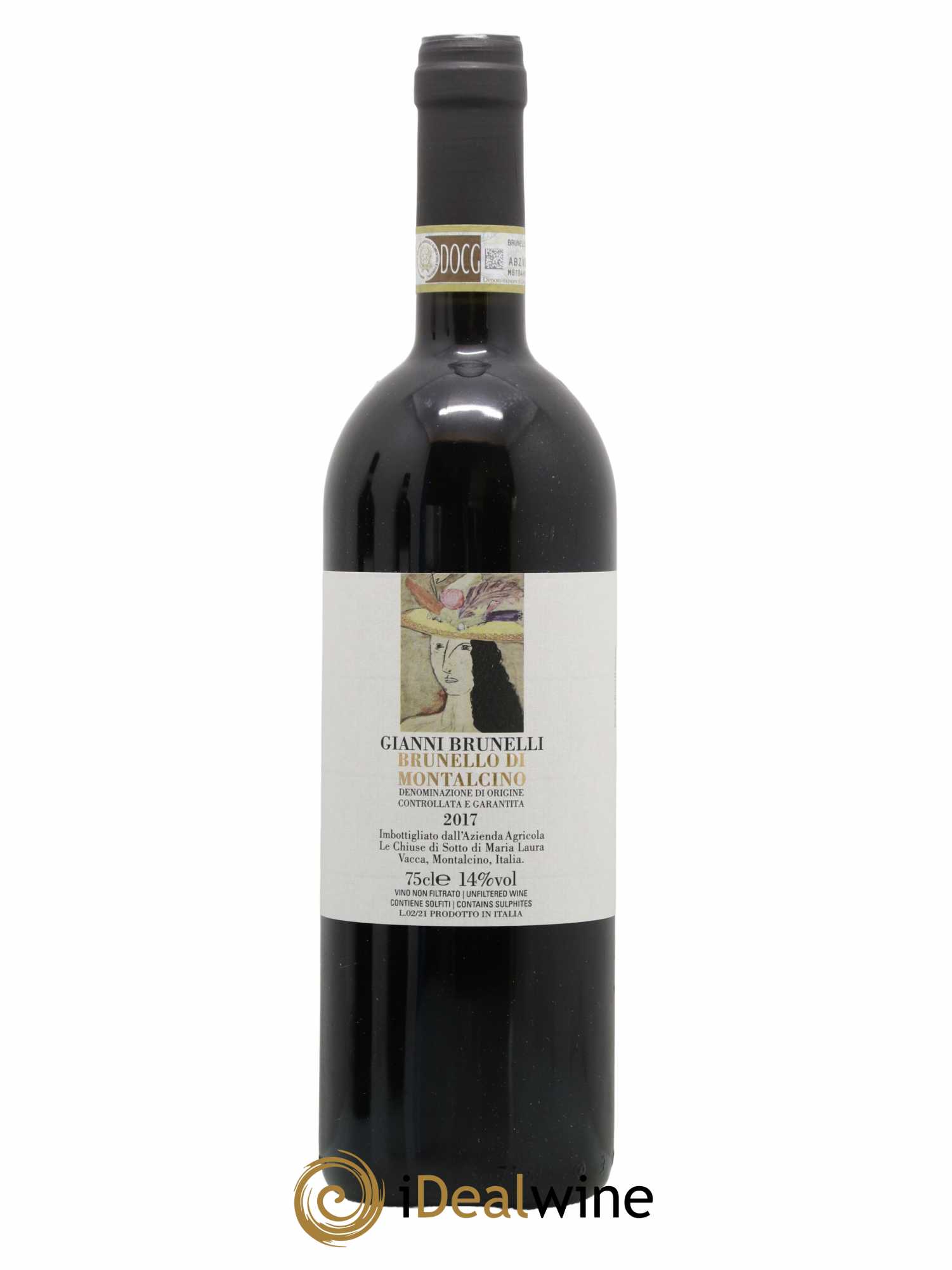 Brunello di Montalcino DOCG Gianni Brunelli 2017 - Lot de 1 bouteille - 0