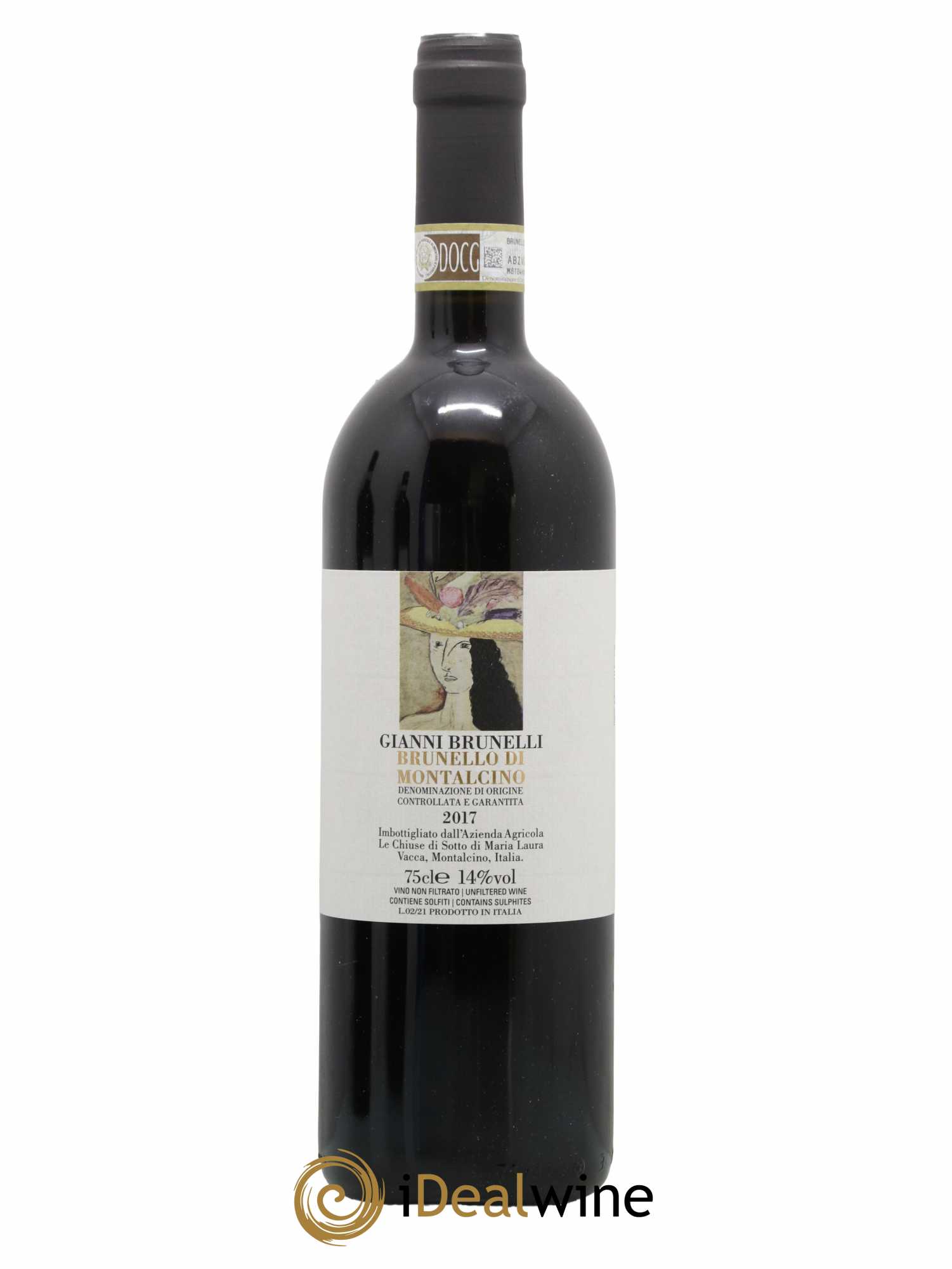 Brunello di Montalcino DOCG Gianni Brunelli 2017 - Lot de 1 bouteille - 0
