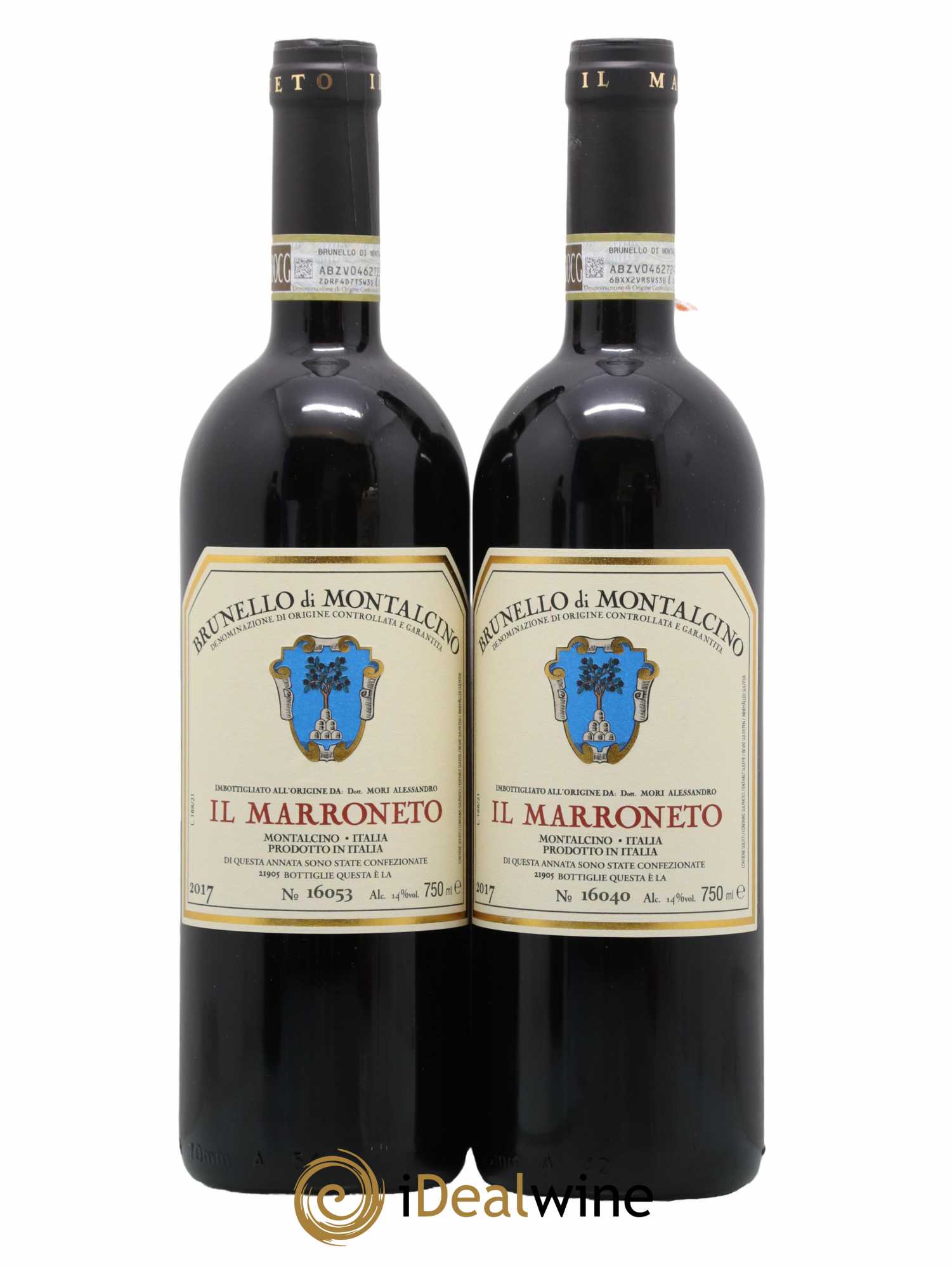 Brunello di Montalcino DOCG Il Marroneto 2017 - Lot de 2 bouteilles - 0