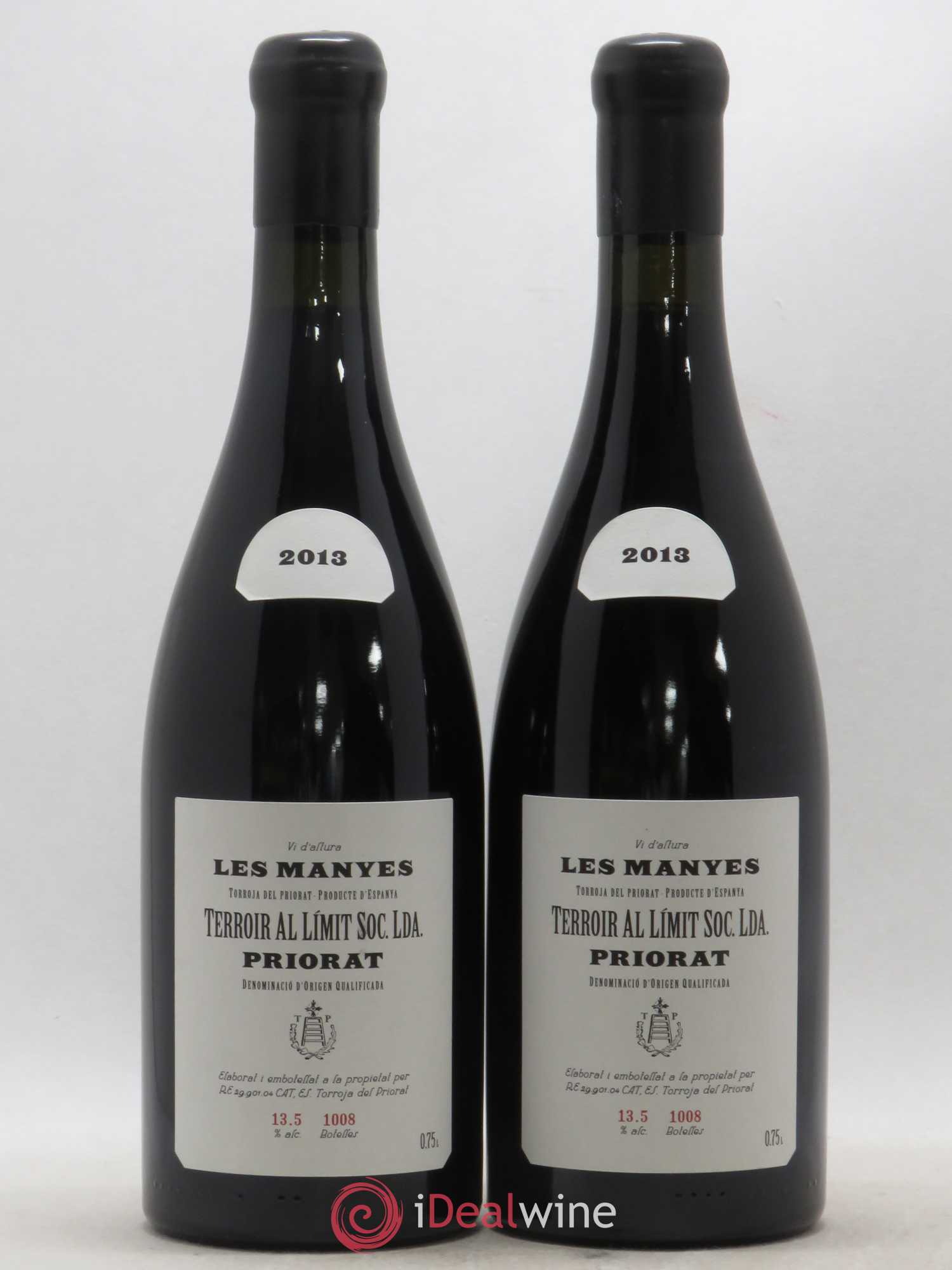 Priorat Terroir Al Limit Les Manyes Dominik Hubert 2013 - Lot de 2 bouteilles - 0