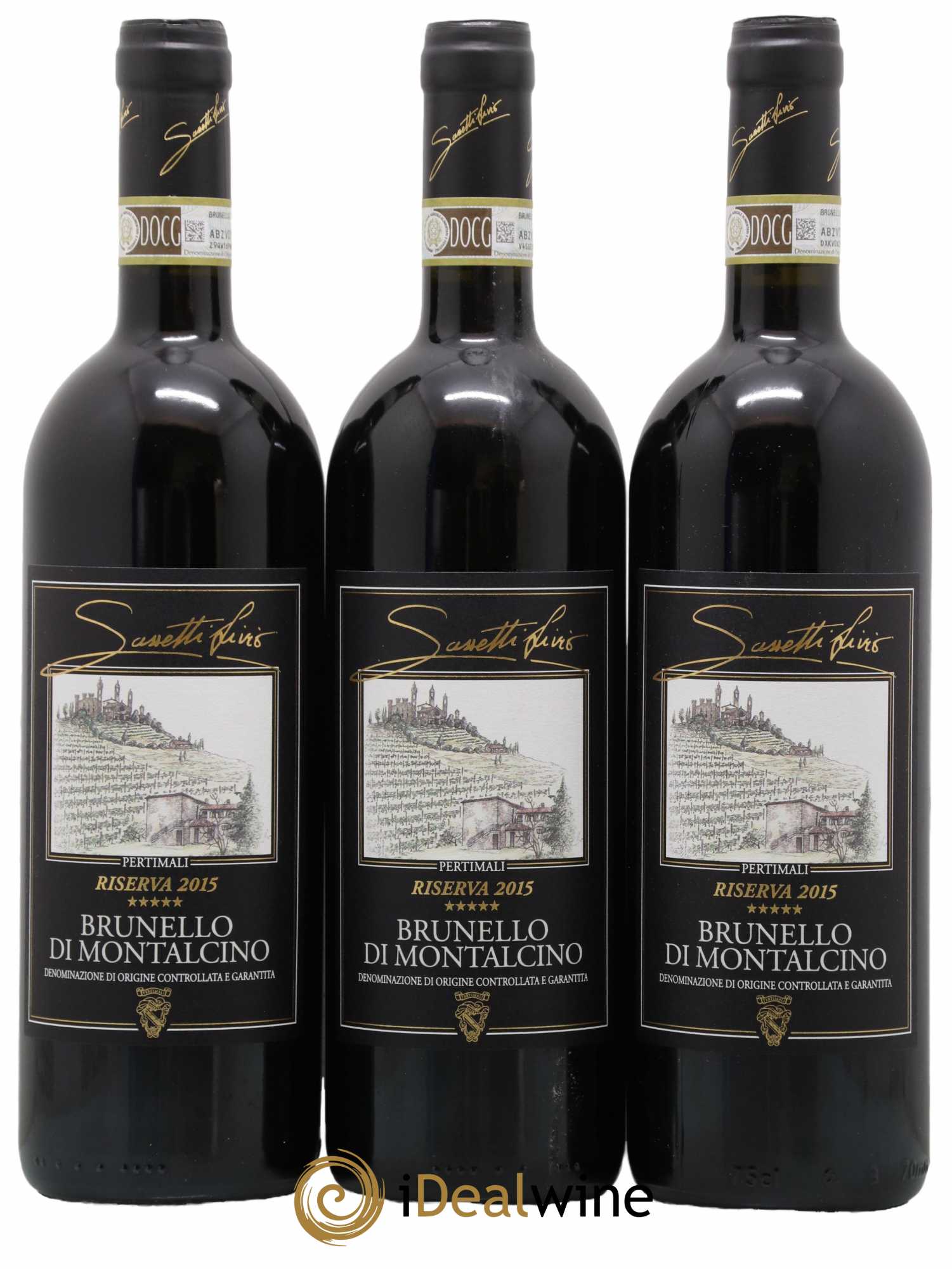 Brunello di Montalcino DOCG Pertimali Riserva 2015 - Posten von 3 Flaschen - 0