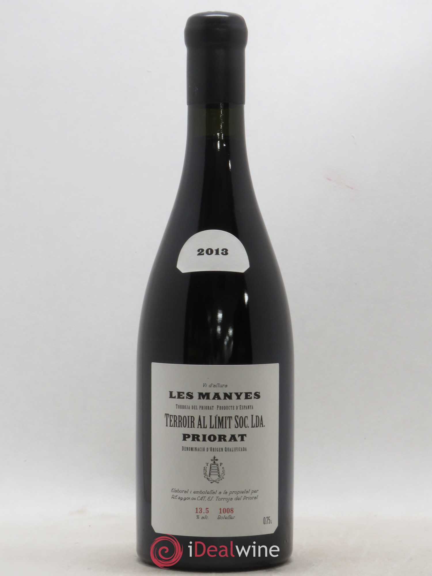 Priorat Terroir Al Limit Les Manyes Dominik Hubert 2013 - Lot de 1 bouteille - 0