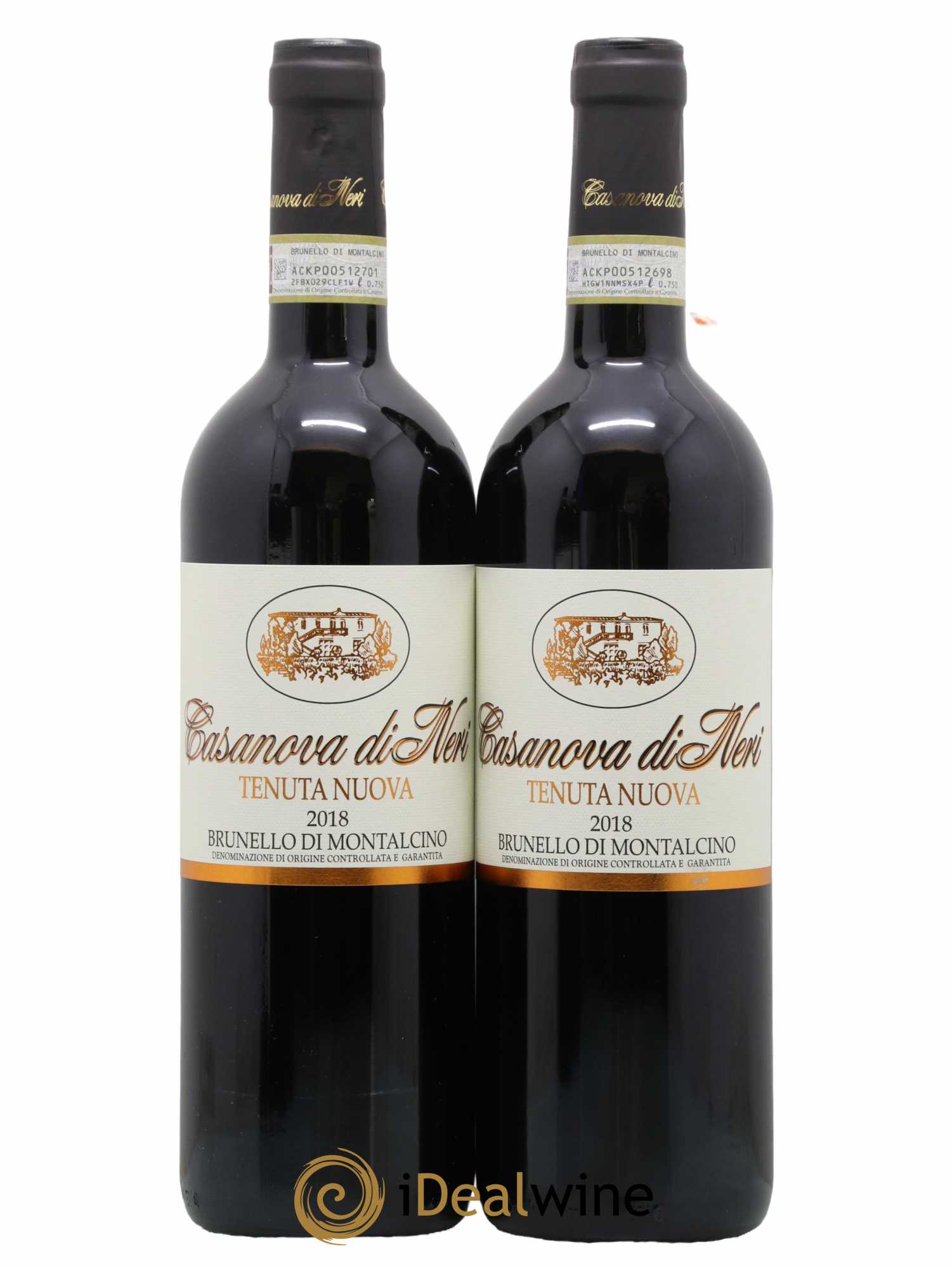Brunello di Montalcino DOCG Tenuta Nuova Casanova di Neri - Giacomo Neri 2018 - Lot de 2 bouteilles - 0