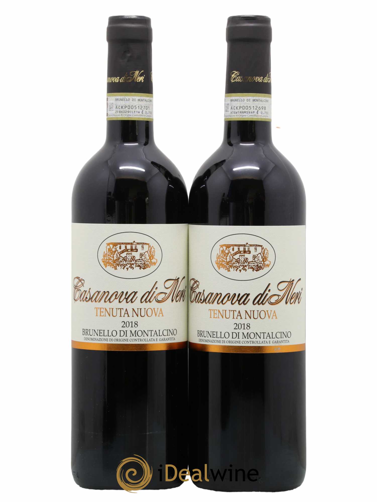 Brunello di Montalcino DOCG Tenuta Nuova Casanova di Neri - Giacomo Neri 2018 - Lot de 2 bouteilles - 0