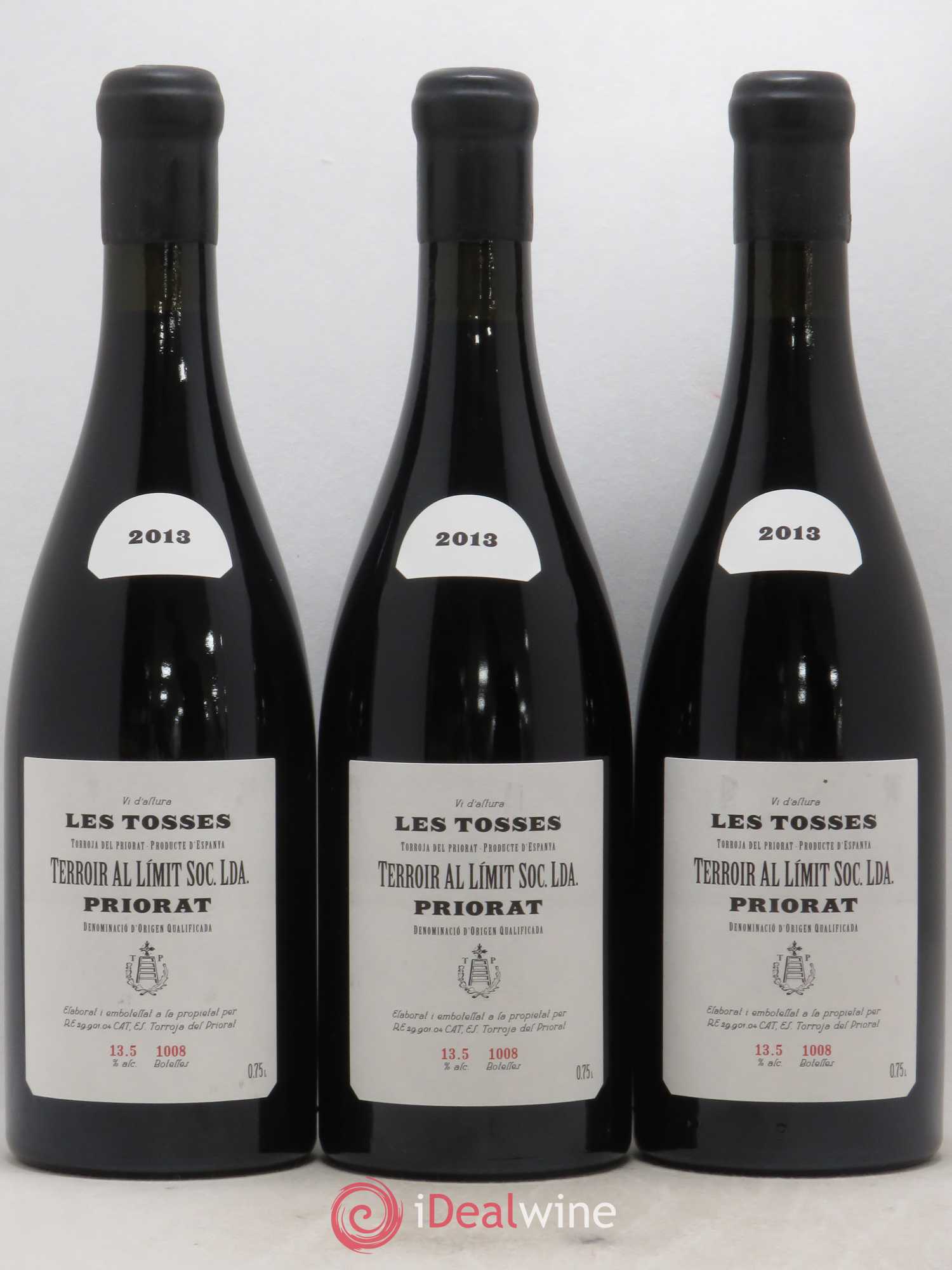 Priorat Terroir Al Limit Les Tosses Dominik Hubert 2013 - Lot de 3 bouteilles - 0
