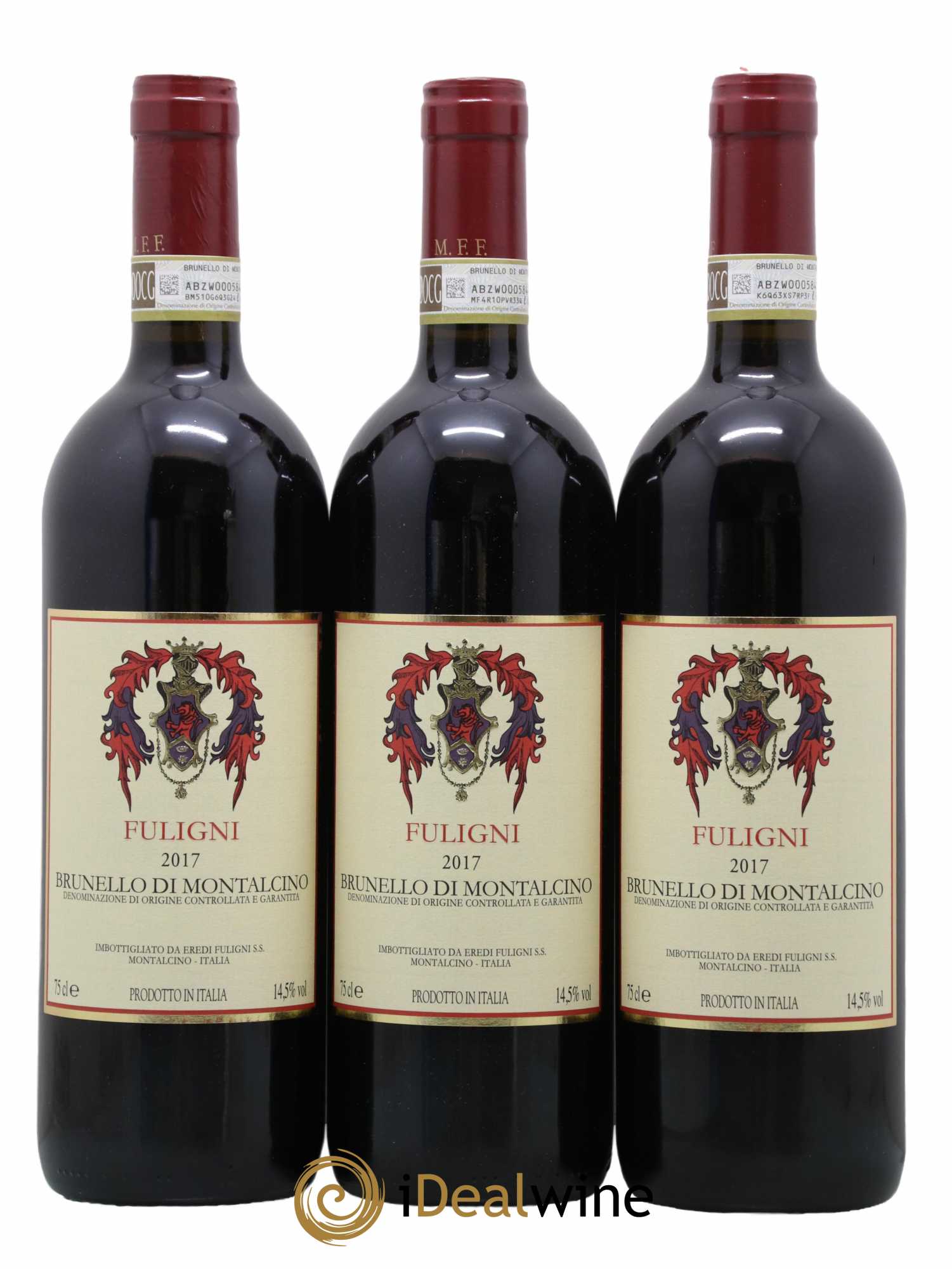 Brunello di Montalcino DOCG Fuligni 2017 - Lot de 3 bouteilles - 0