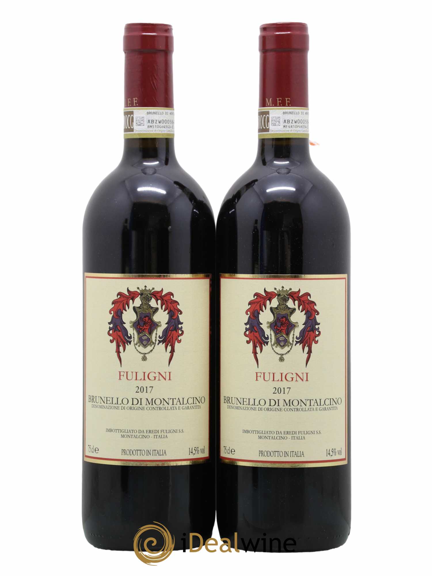 Brunello di Montalcino DOCG Fuligni 2017 - Lot de 2 bouteilles - 0