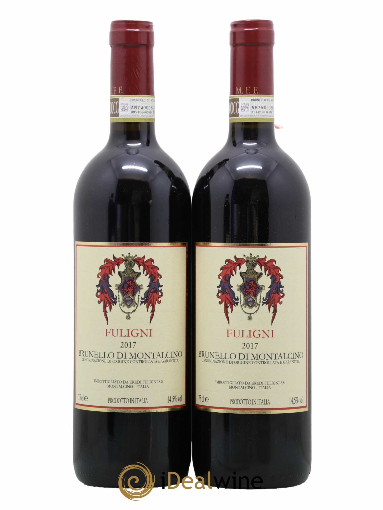Brunello di Montalcino DOCG Fuligni 2017 - Lot de 2 bouteilles - 0