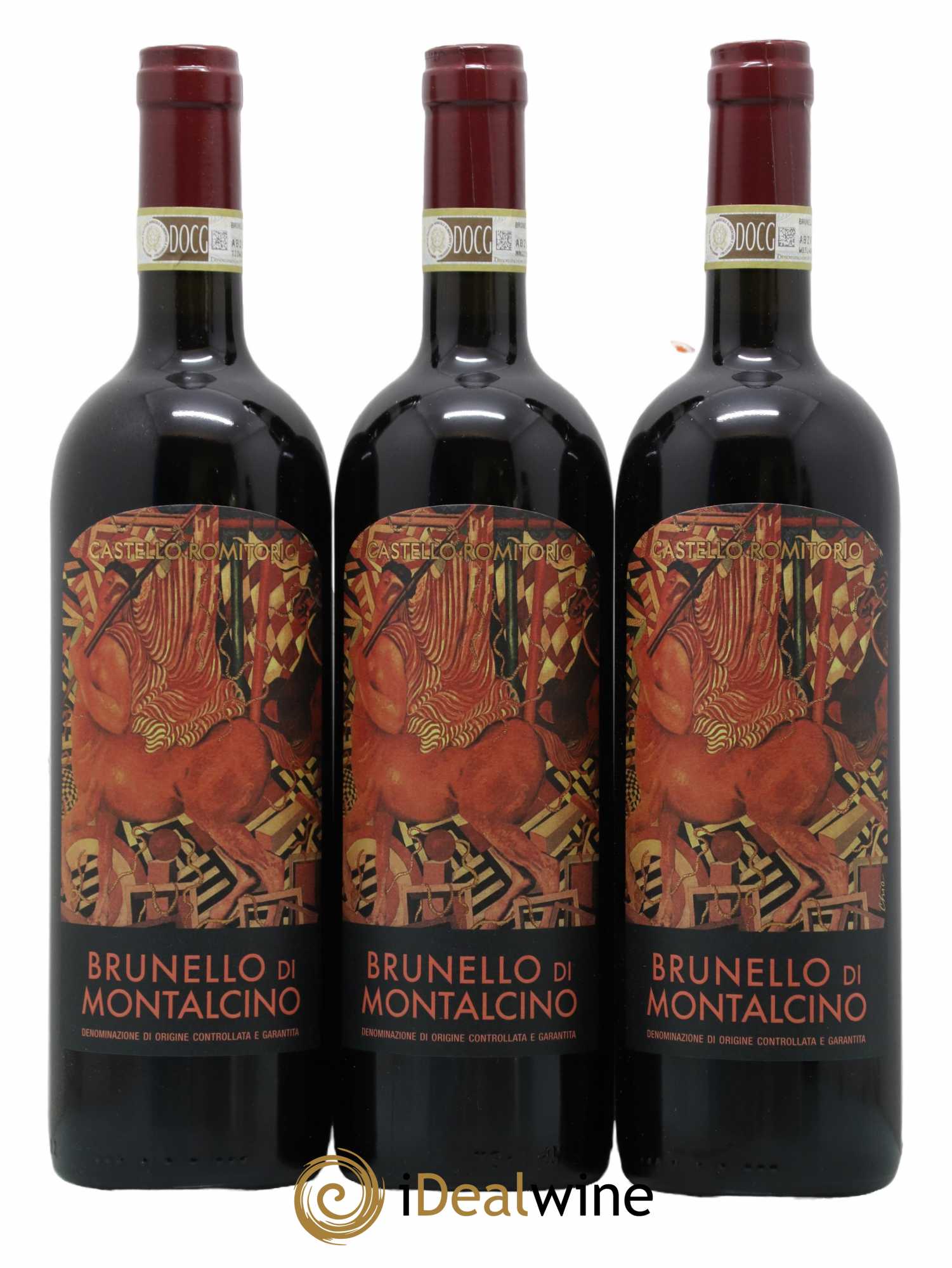 Brunello di Montalcino Castello Romitorio 2017 - Lot de 3 bouteilles - 0