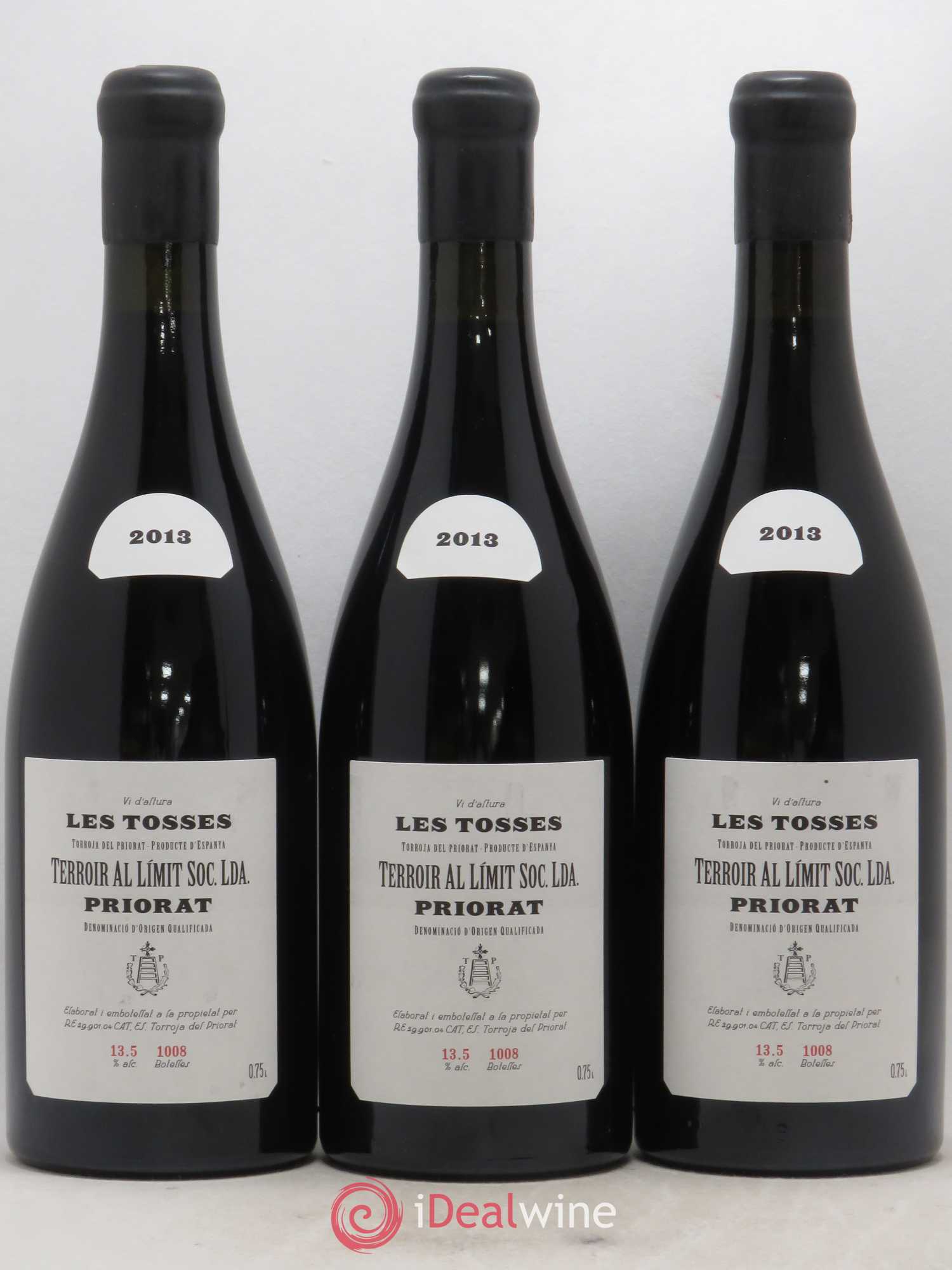 Priorat Terroir Al Limit Les Tosses Dominik Hubert 2013 - Lot de 3 bouteilles - 0