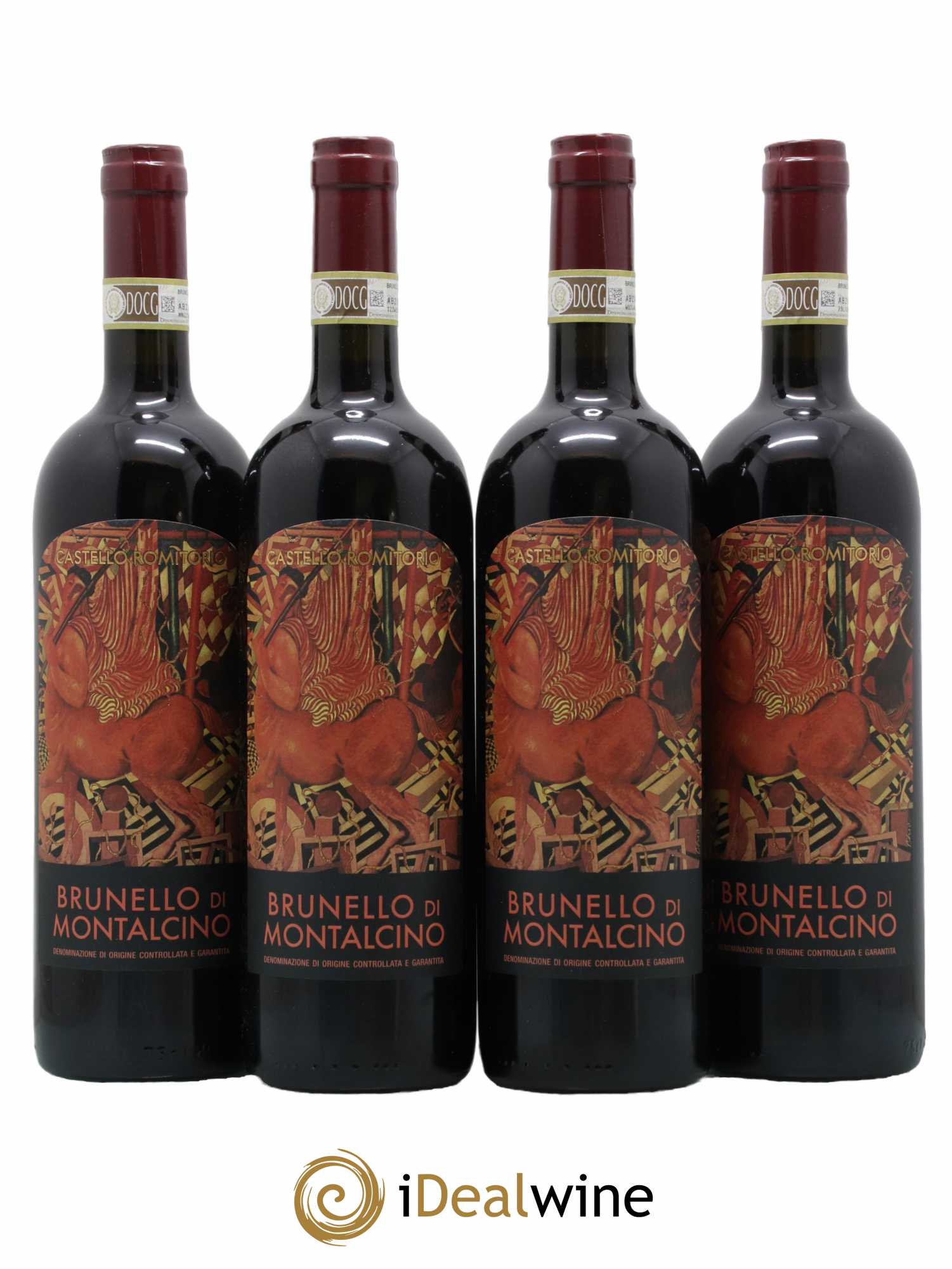 Brunello di Montalcino Castello Romitorio 2017 - Lot de 4 bouteilles - 0