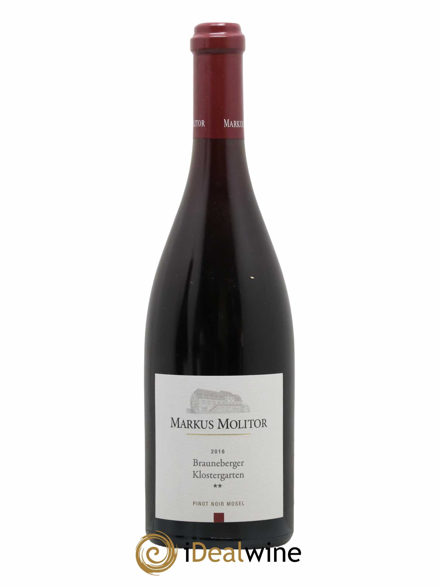 Pinot Noir Markus Molitor Brauneberger Klostergarten °° 2016 - Lot de 1 bouteille - 0