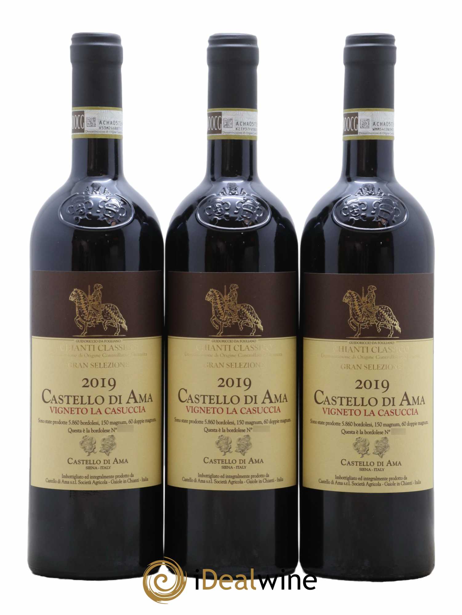 Chianti Classico Castello di Ama DOCG Gran Selezione Vigneto La Casuccia  2019 - Lotto di 6 bottiglie - 1