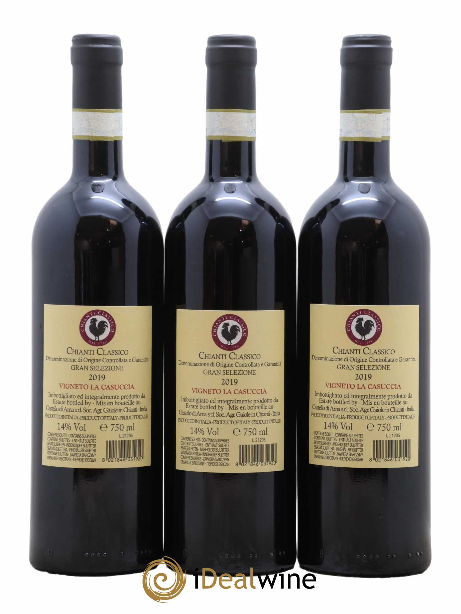 Chianti Classico Castello di Ama DOCG Gran Selezione Vigneto La Casuccia  2019 - Lotto di 6 bottiglie - 4