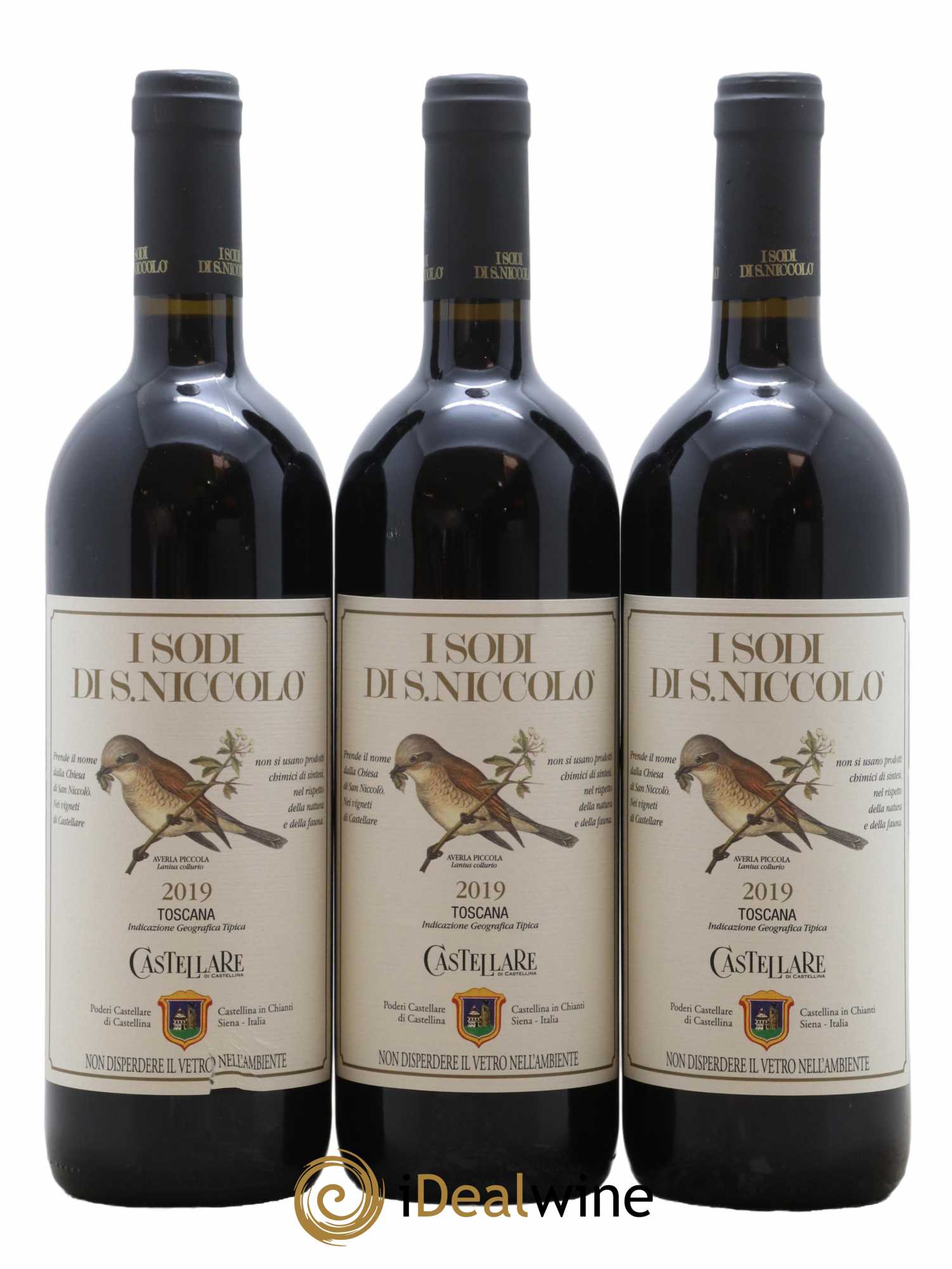 Toscana IGT Castellare du Castellina I Sodi di San Nicolo 2019 - Lot de 6 bouteilles - 1