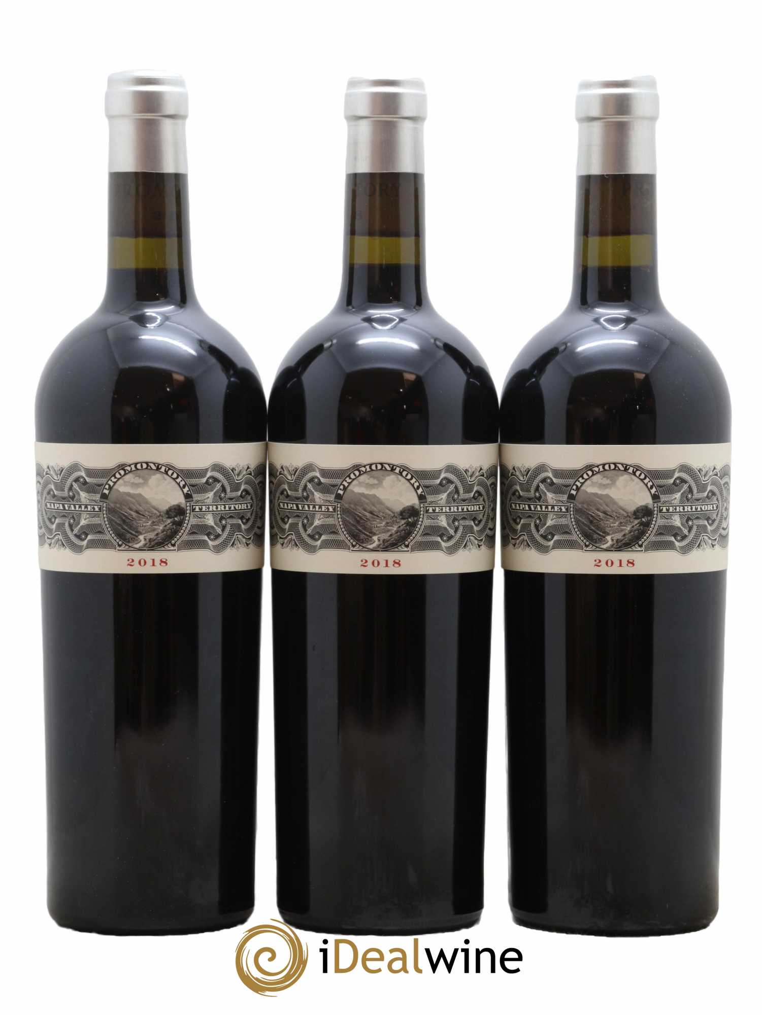 USA Napa Valley Promontory 2018 - Lot de 3 bouteilles - 0