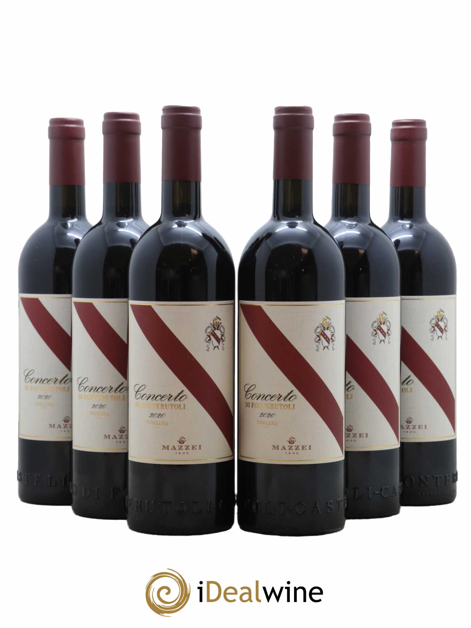 Toscana IGT Concerto di Fonterutoli Mazzei 2020 - Lot de 6 bouteilles - 0