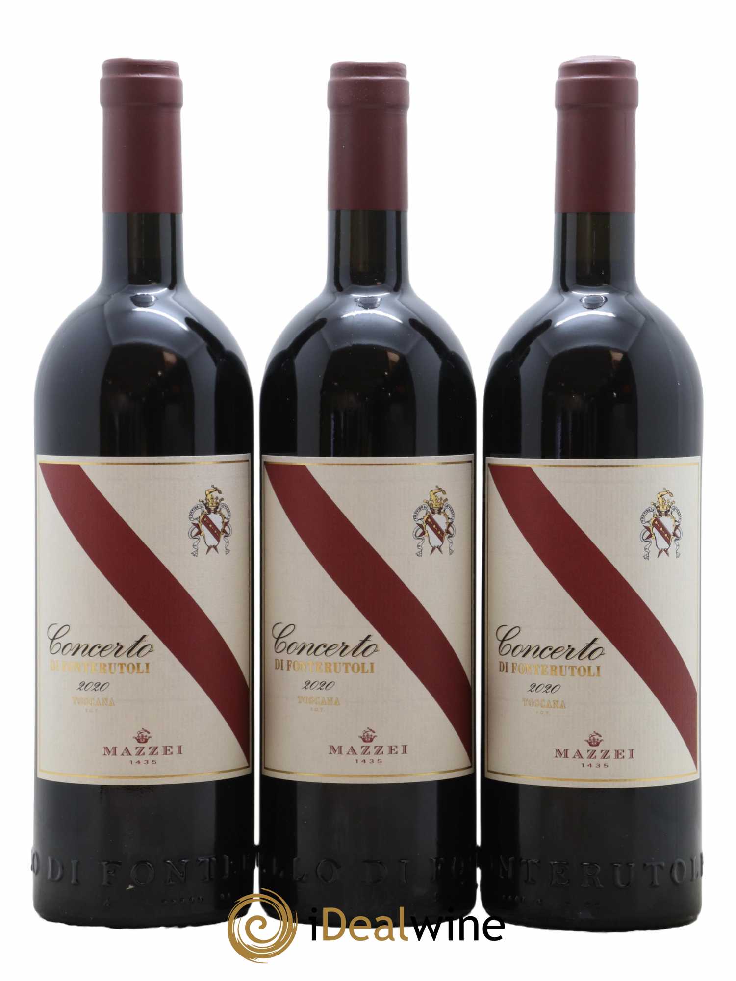Toscana IGT Concerto di Fonterutoli Mazzei 2020 - Lot de 6 bouteilles - 1