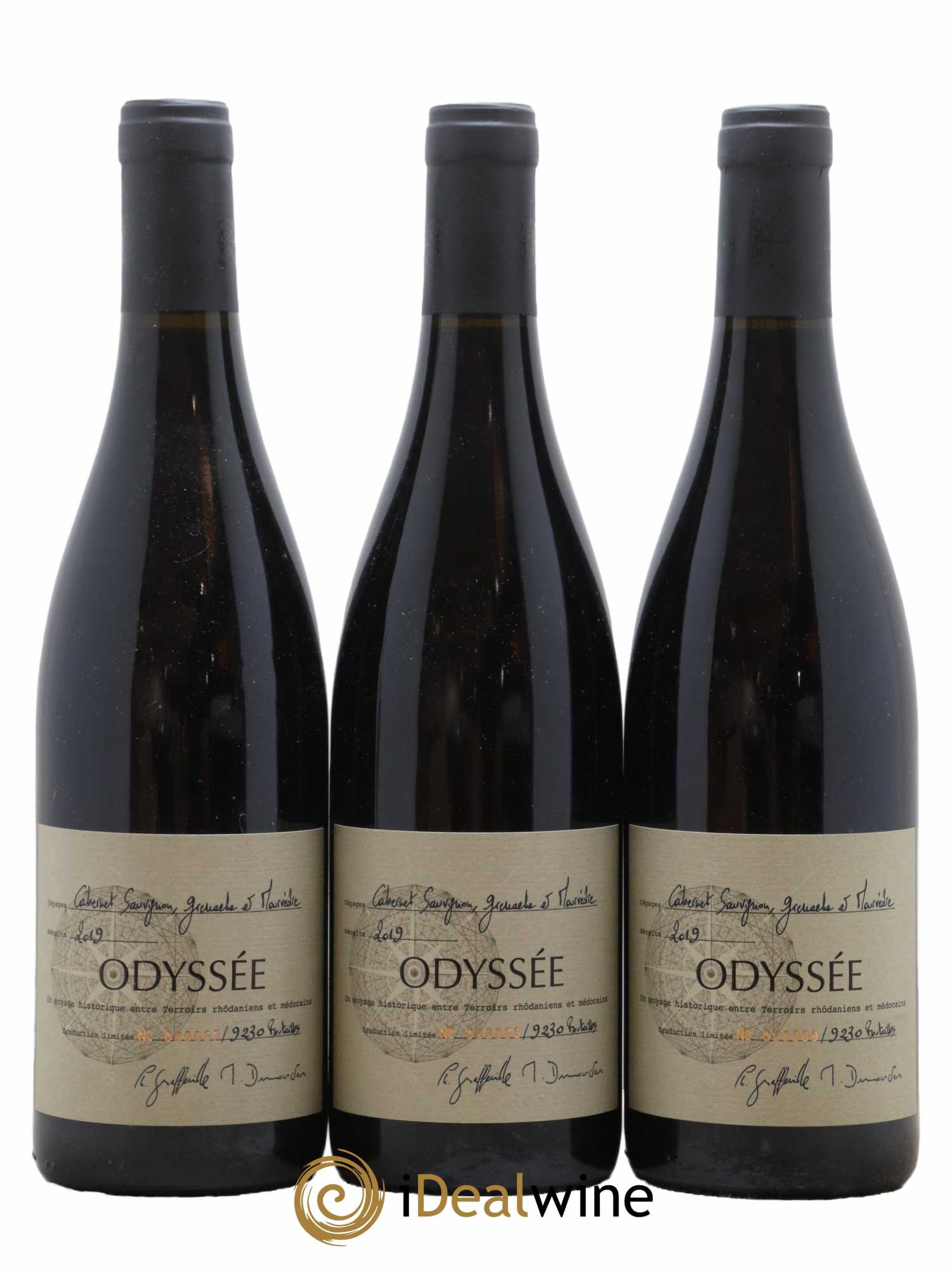 Vin de France Odyssée Pierre Grateffeuille 2019 - Lot de 6 bouteilles - 1
