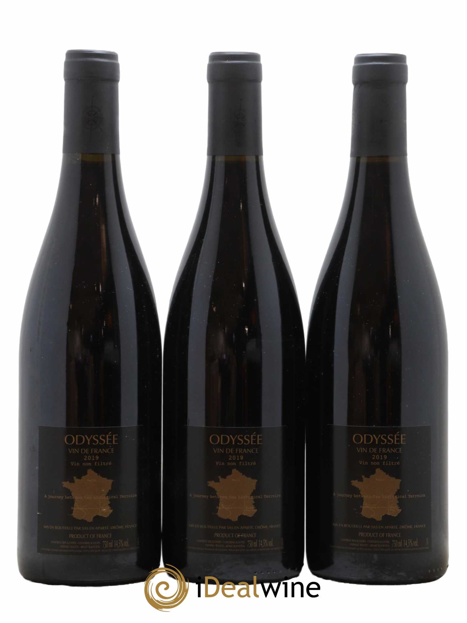Vin de France Odyssée Pierre Grateffeuille 2019 - Lot de 6 bouteilles - 2