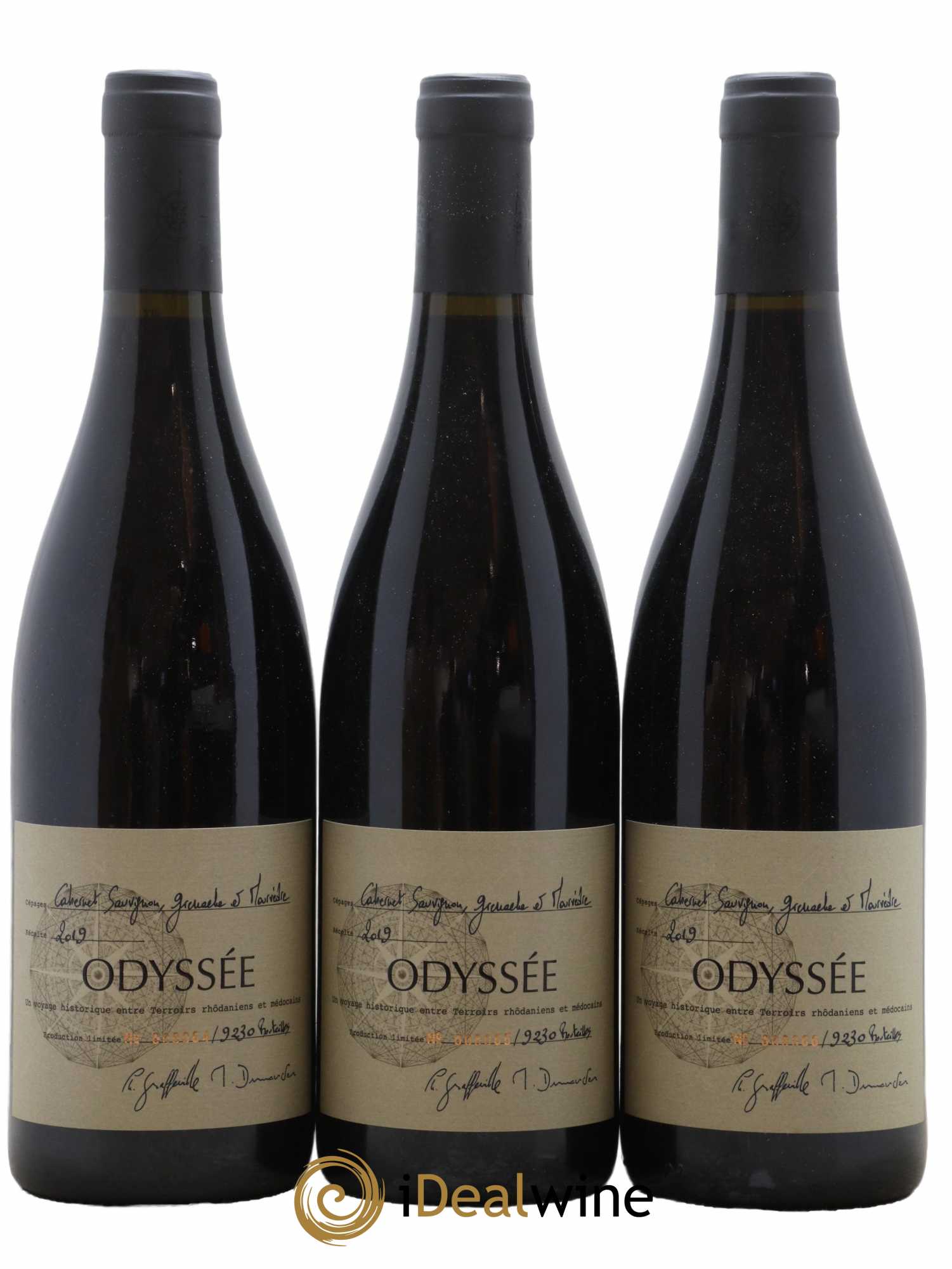 Vin de France Odyssée Pierre Grateffeuille 2019 - Lot de 6 bouteilles - 1