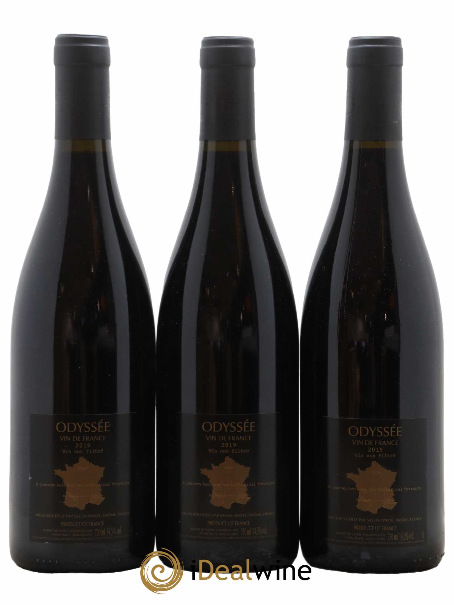 Vin de France Odyssée Pierre Grateffeuille 2019 - Lot de 6 bouteilles - 2