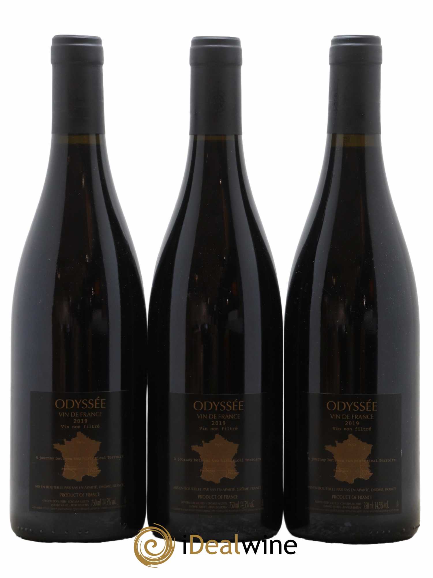 Vin de France Odyssée Pierre Grateffeuille 2019 - Lot de 6 bouteilles - 4