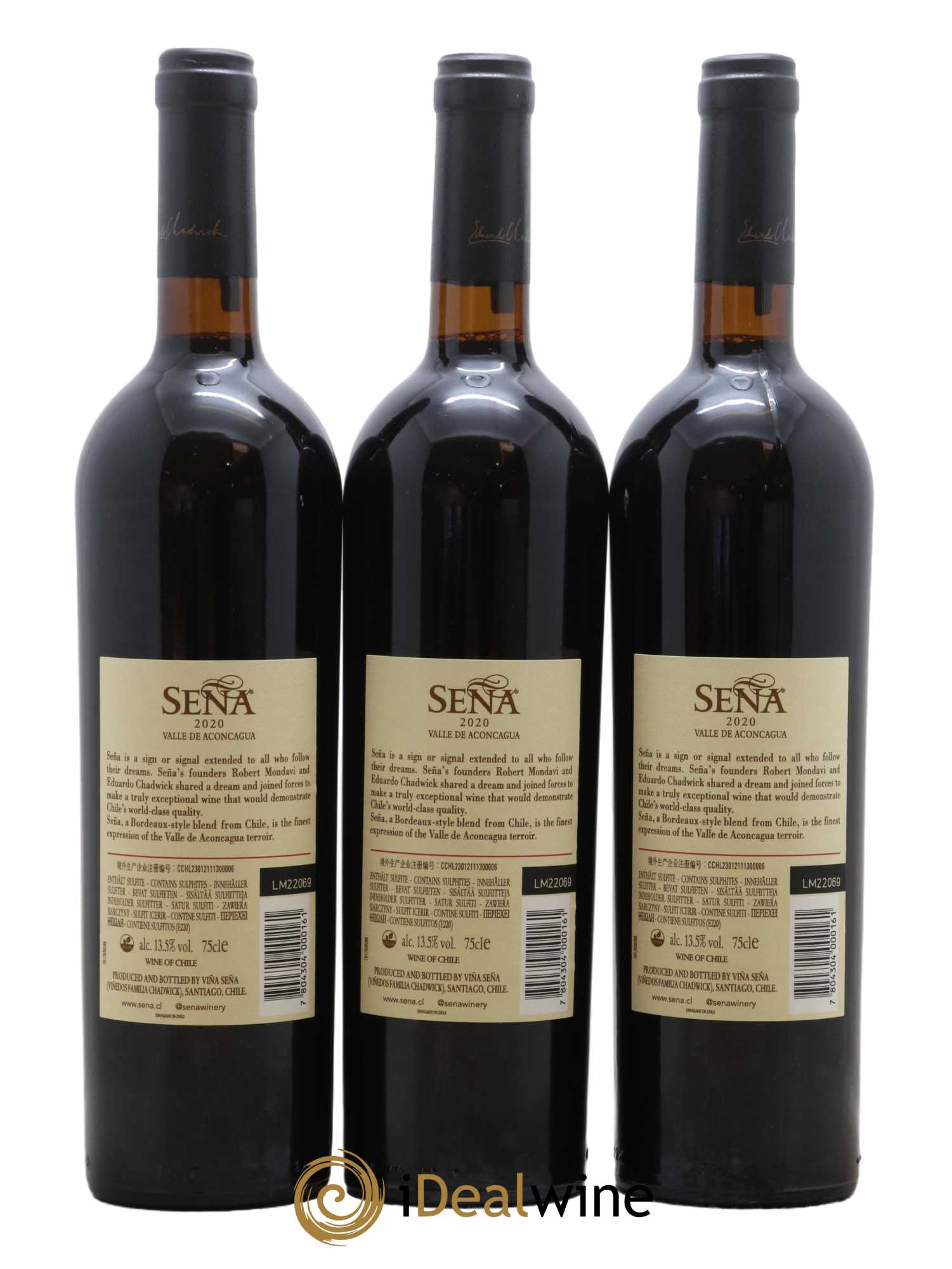 Chili Vina Sena Domaine Sena 2020 - Lot of 6 bottles - 4