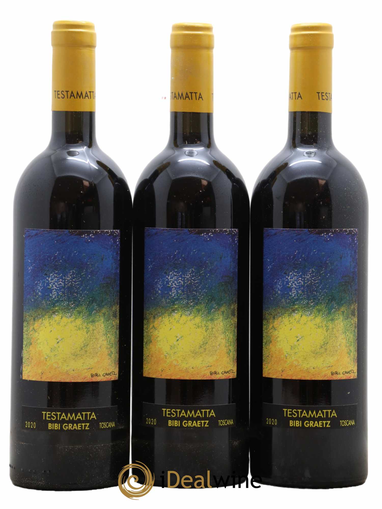 Toscana IGT Testamatta Bibi Graetz 2020 - Lot de 6 bouteilles - 3