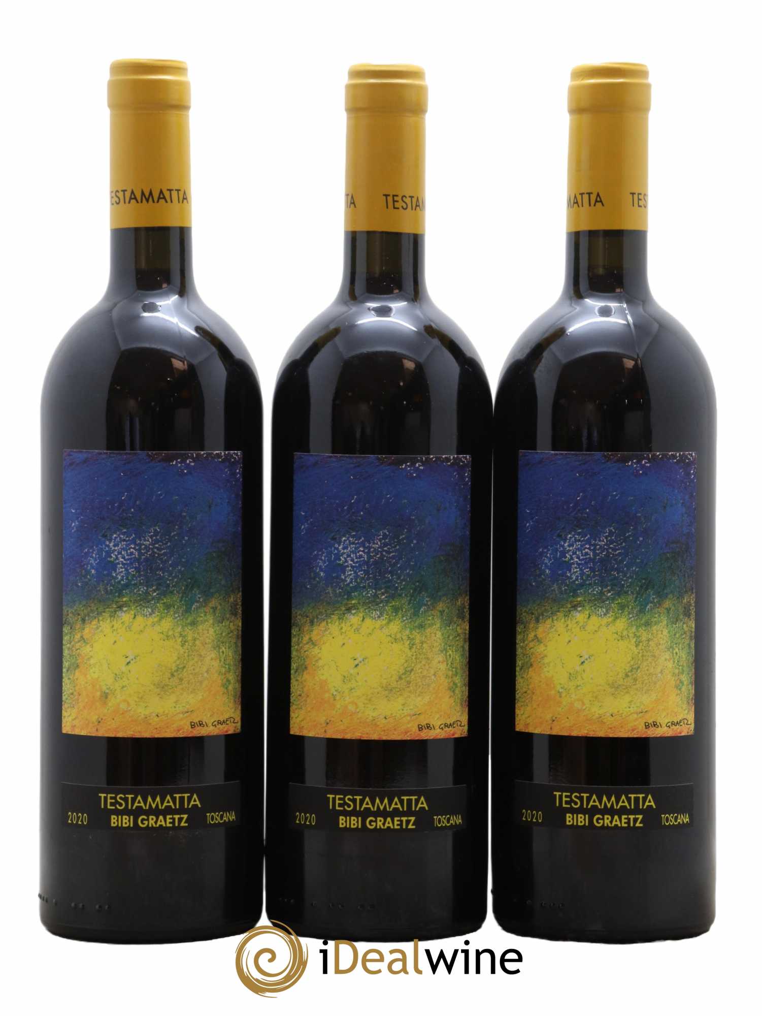 Toscana IGT Testamatta Bibi Graetz 2020 - Lot de 6 bouteilles - 3