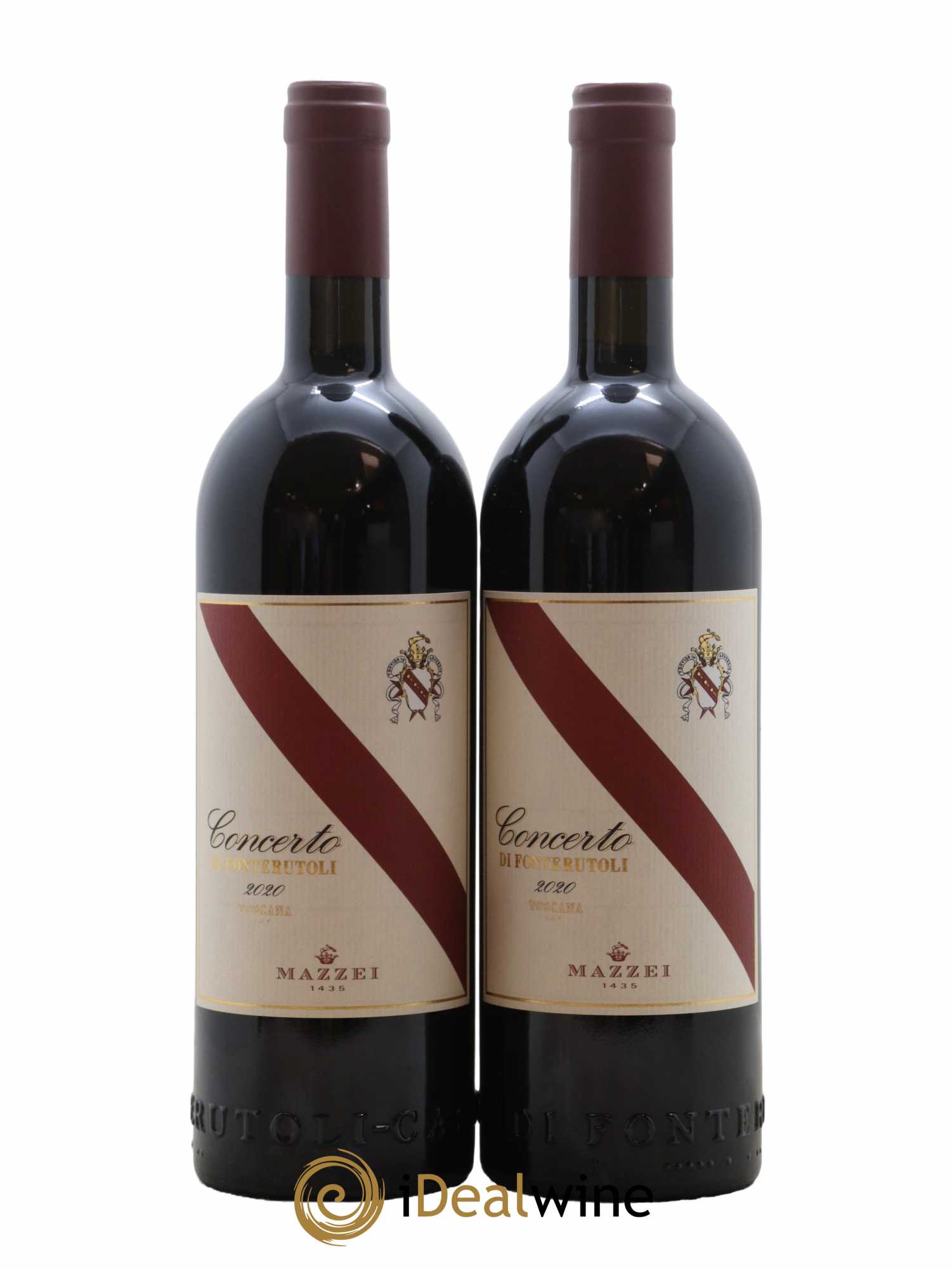 Toscana IGT Concerto di Fonterutoli Mazzei 2020 - Lot de 2 bouteilles - 0