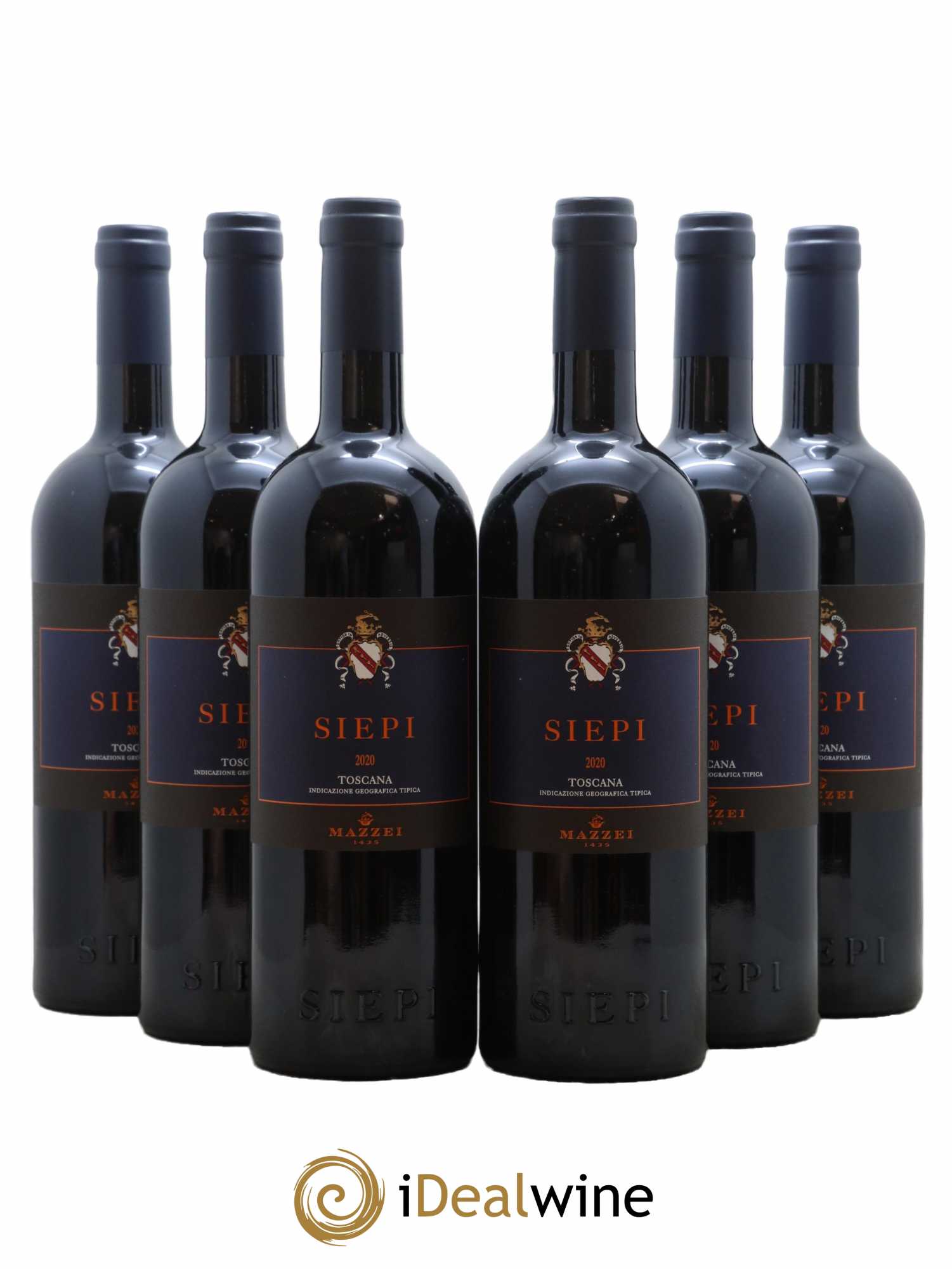 Toscana IGT Siepi Mazzei 2020 - Lot de 6 bouteilles - 0