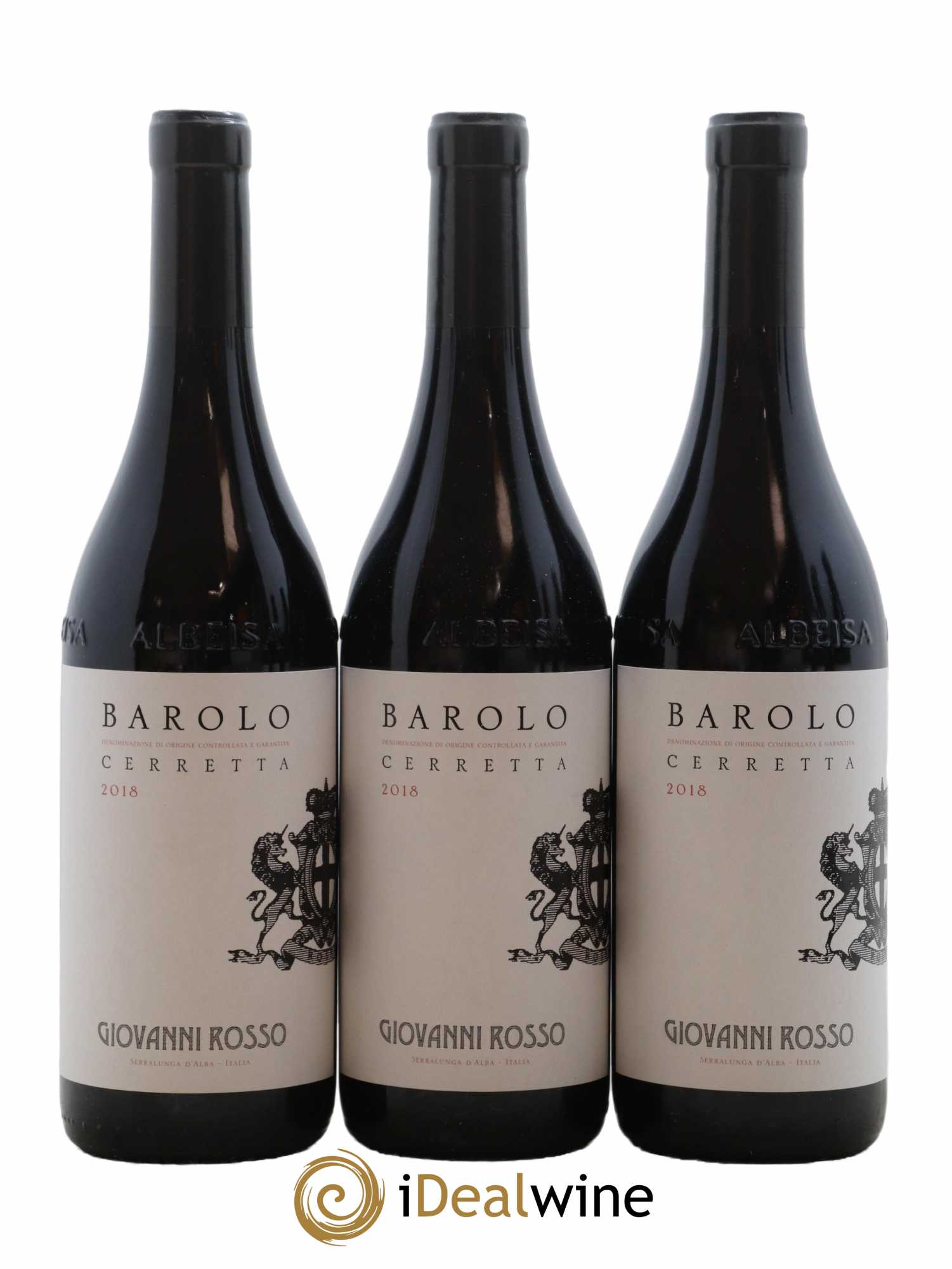 Barolo DOCG Cerretta Giovanni Rosso 2018 - Lot de 6 bouteilles - 1