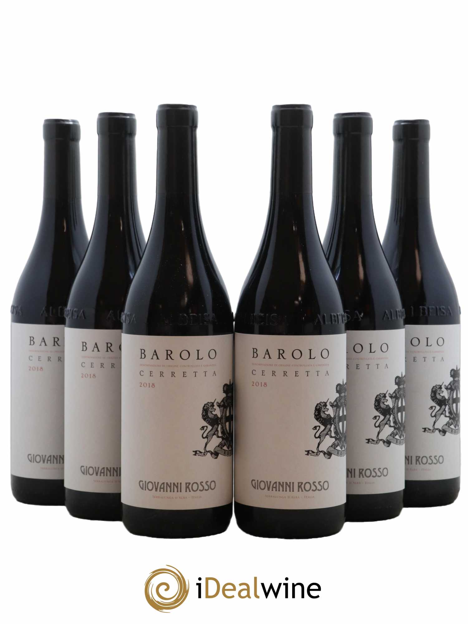 Barolo DOCG Cerretta Giovanni Rosso 2018 - Lot de 6 bouteilles - 0