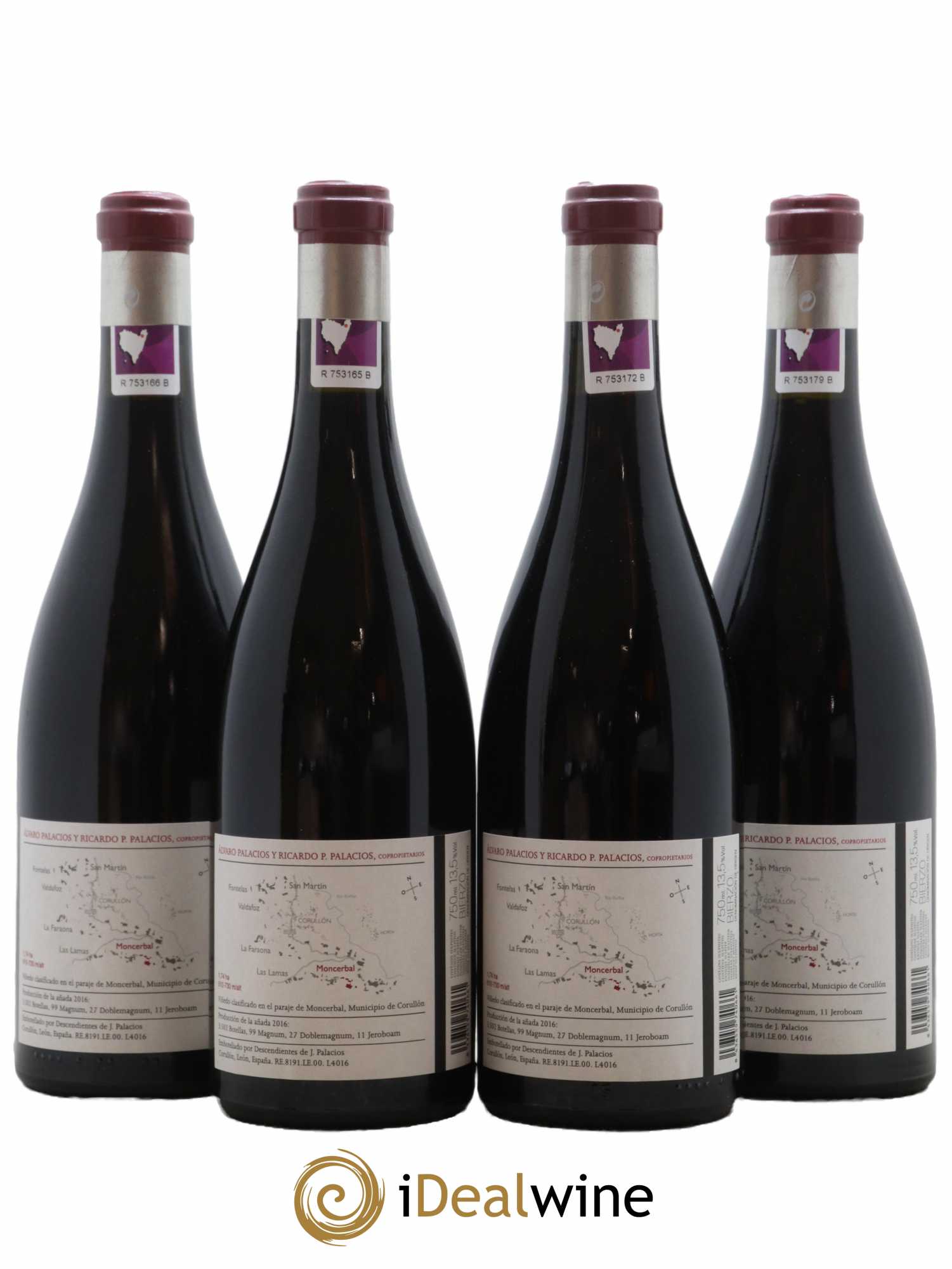 Bierzo Descendientes de J.Palacios Moncerbal 2016 - Lot de 4 bouteilles - 1