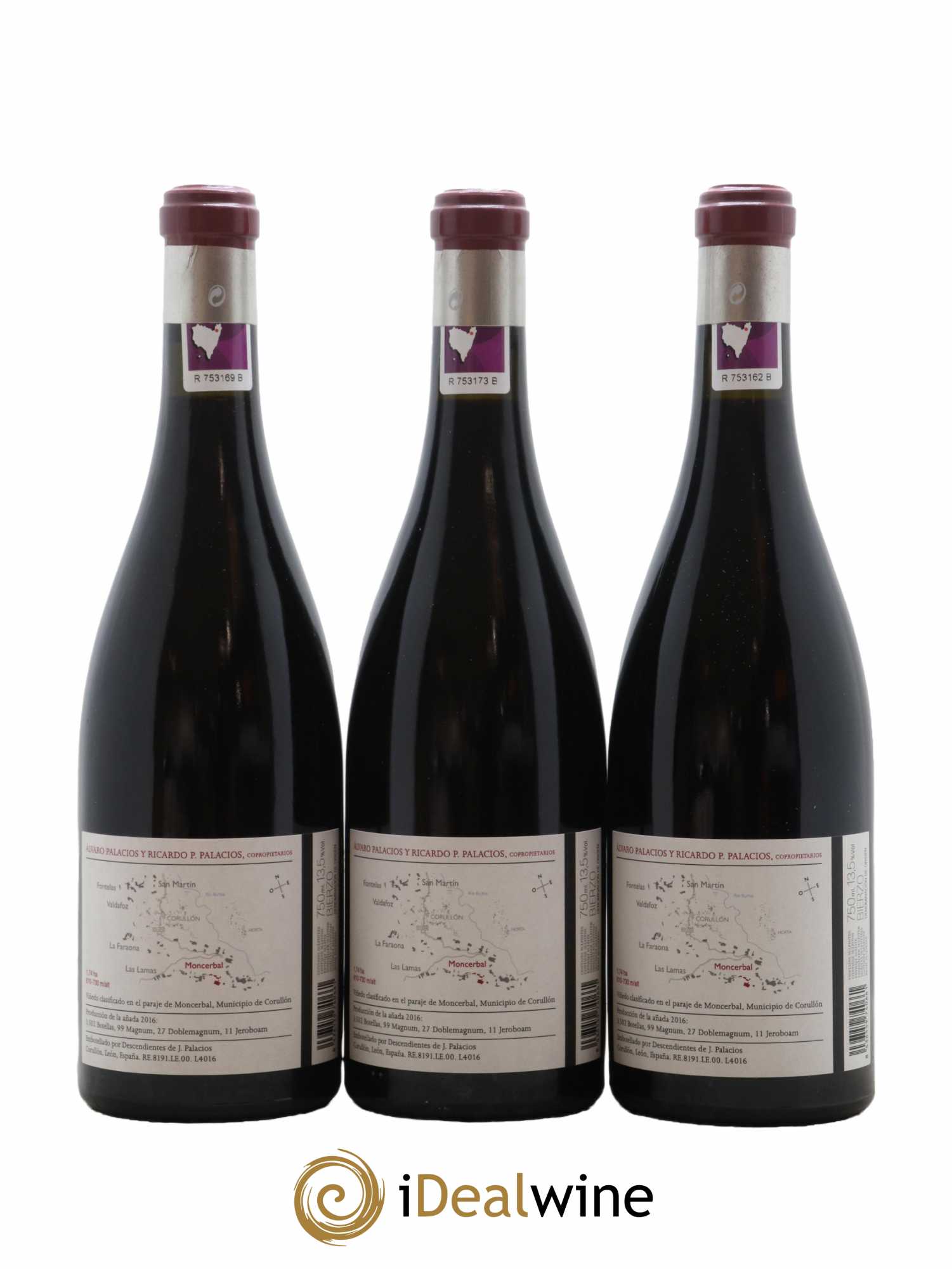 Bierzo Descendientes de J.Palacios Moncerbal 2016 - Lot de 3 bouteilles - 1