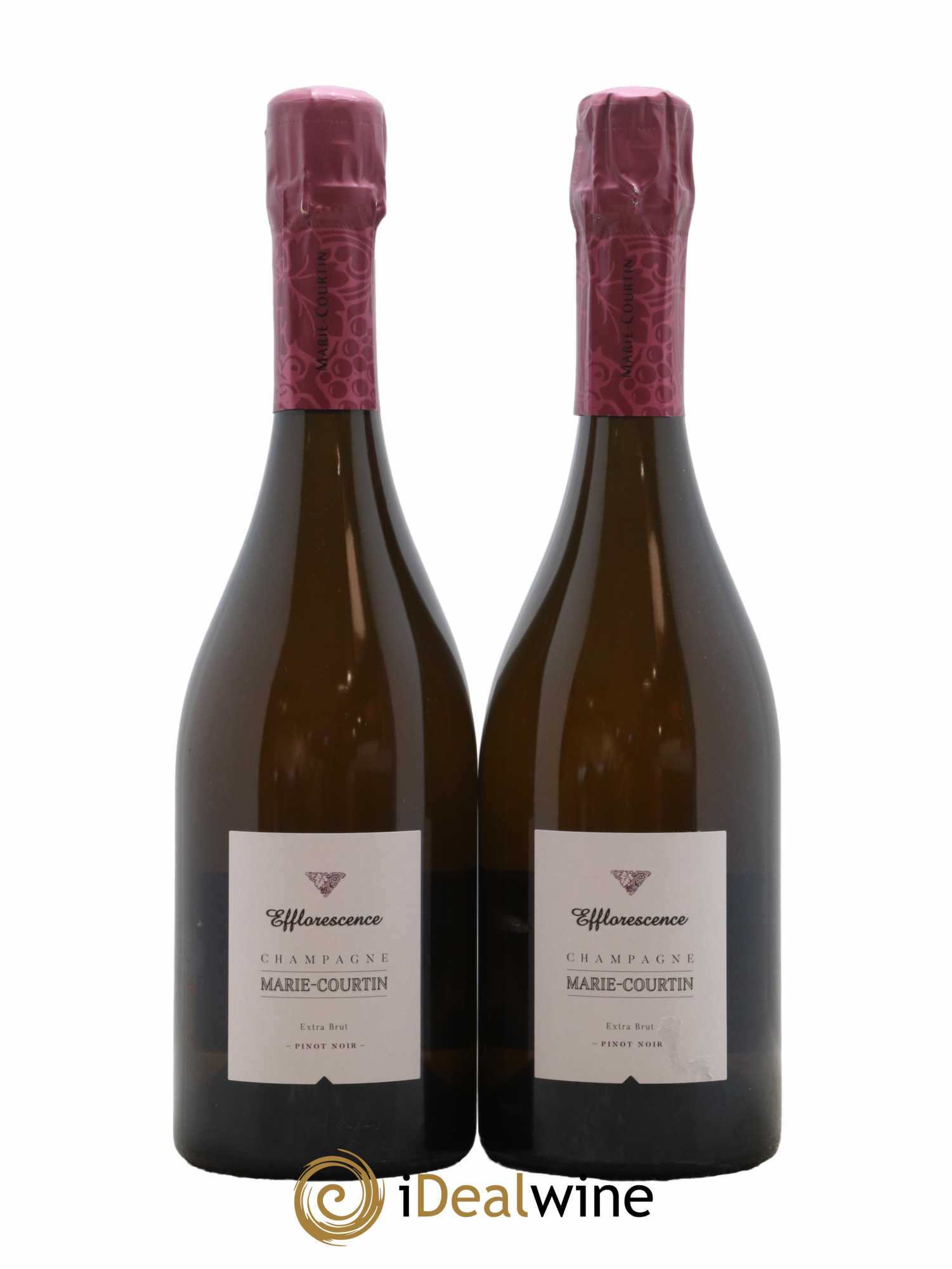 Champagne Extra-Brut Efflorescence Marie Courtin 2016 - Lot de 2 bouteilles - 0