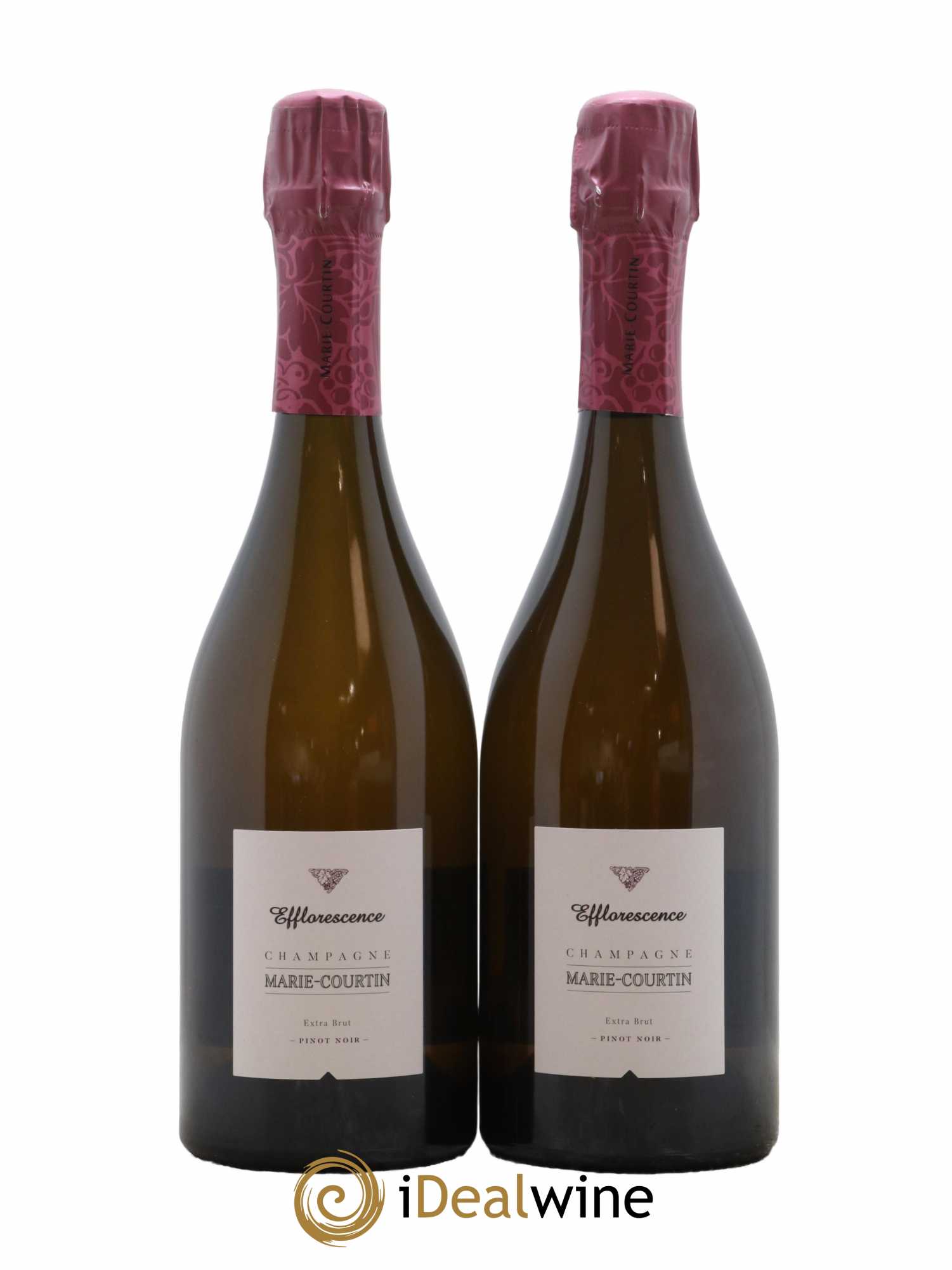 Champagne Extra-Brut Efflorescence Marie Courtin 2016 - Lot de 2 bouteilles - 0